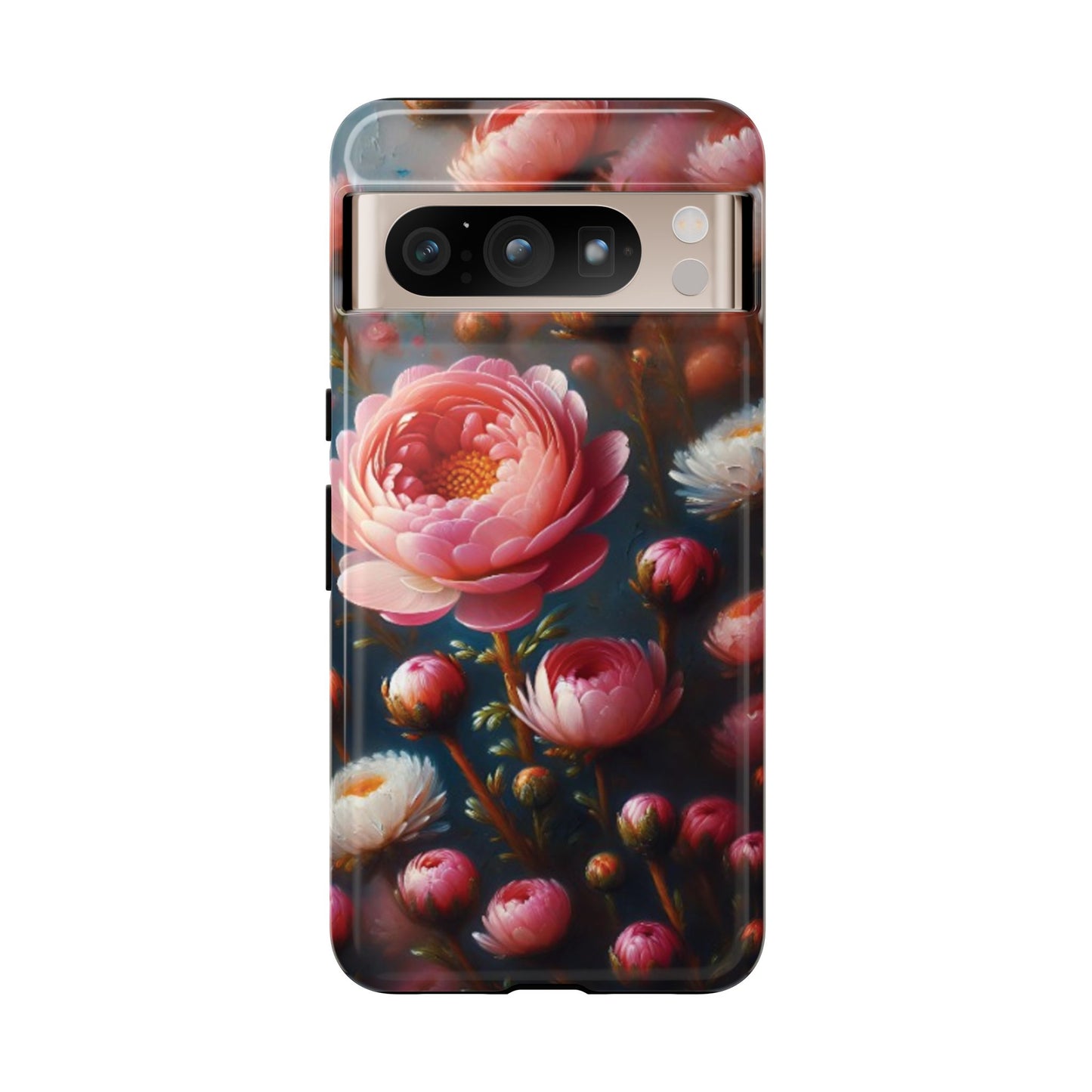 Pixel Me Floral Tough Phone Case - Elegant Protective Design for Flower Lovers