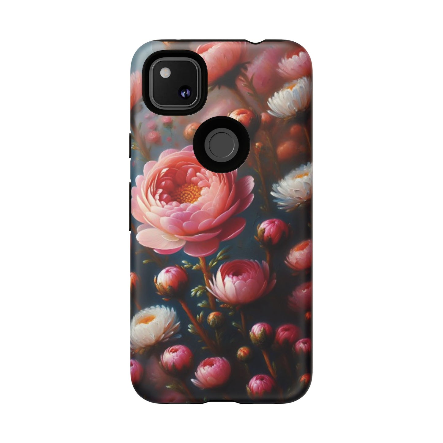 Pixel Me Floral Tough Phone Case - Elegant Protective Design for Flower Lovers