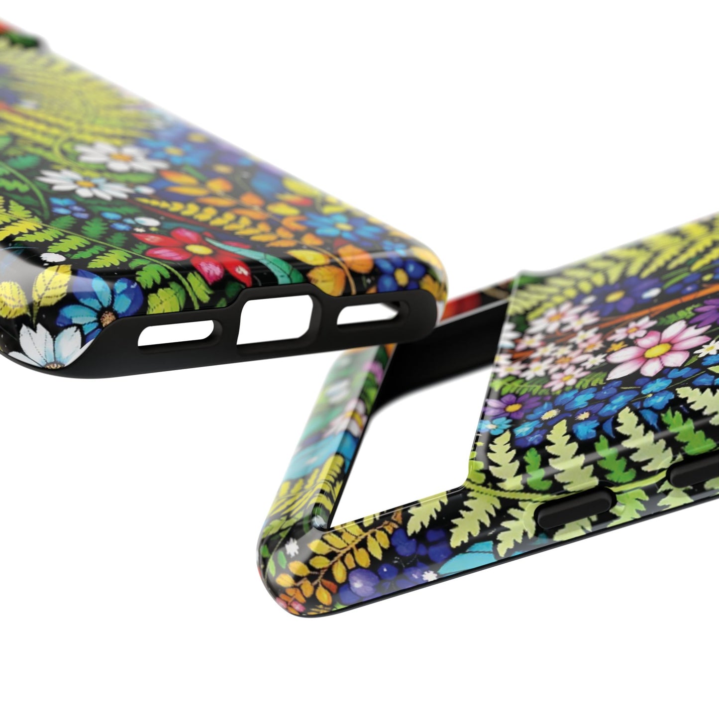 Pixel Me Floral Tough Phone Case - Vibrant Nature Design