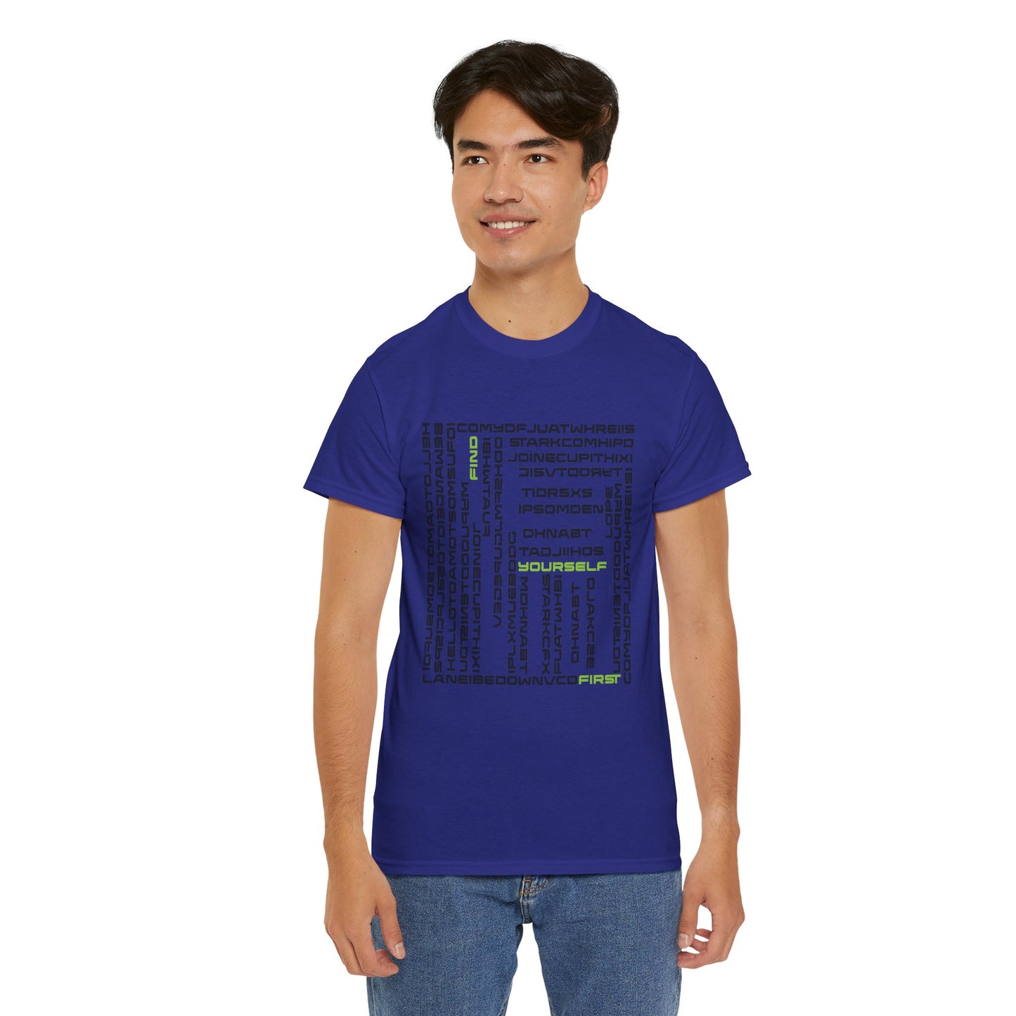 Find Yourself First Unisex Heavy Cotton Tee