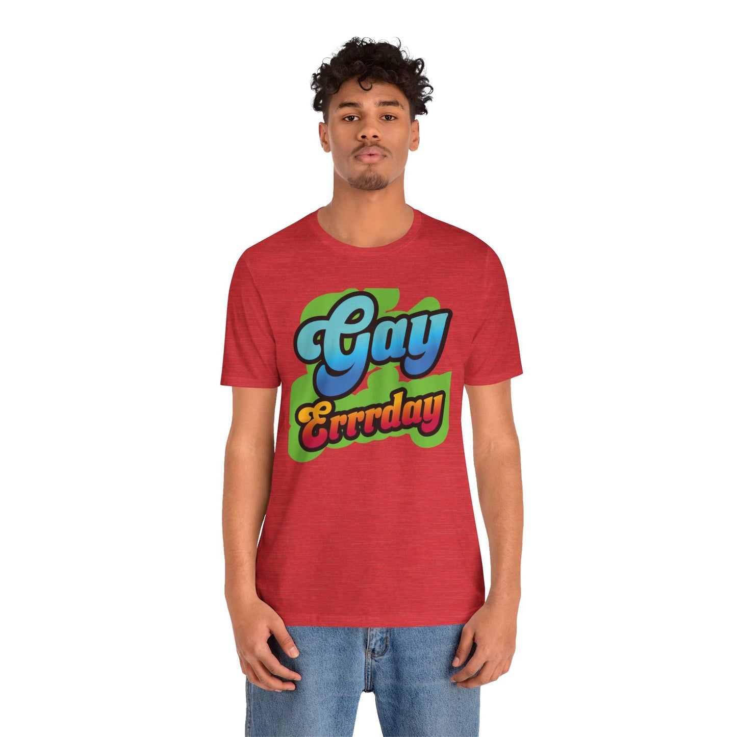 Pride Graphic Tee - Celebrate Love Every Day, LGBTQ+ Gift, Casual Wear, Summer Outing Essentials, Colorful Statement Shirt