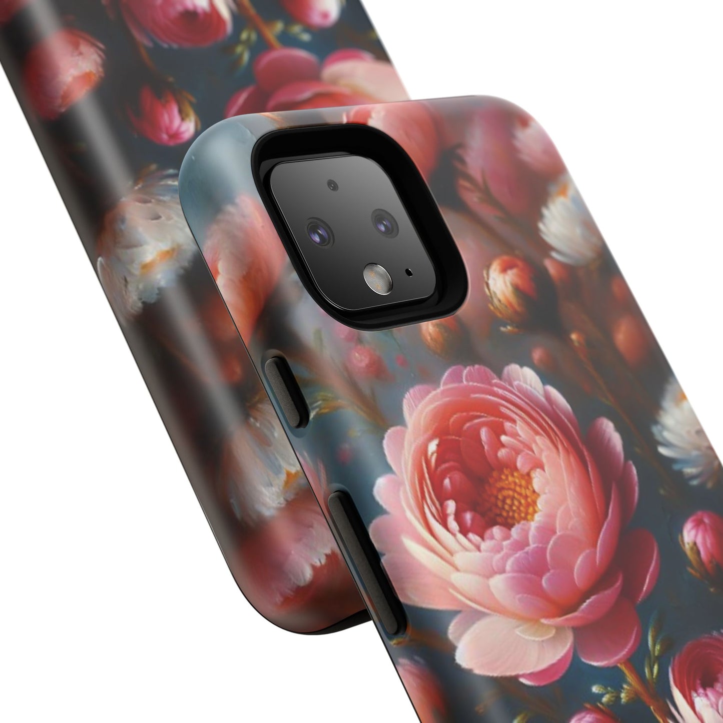 Pixel Me Floral Tough Phone Case - Elegant Protective Design for Flower Lovers