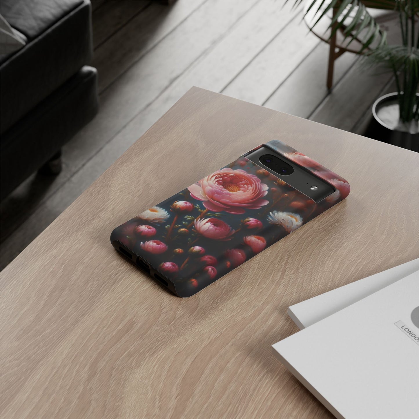 Pixel Me Floral Tough Phone Case - Elegant Protective Design for Flower Lovers