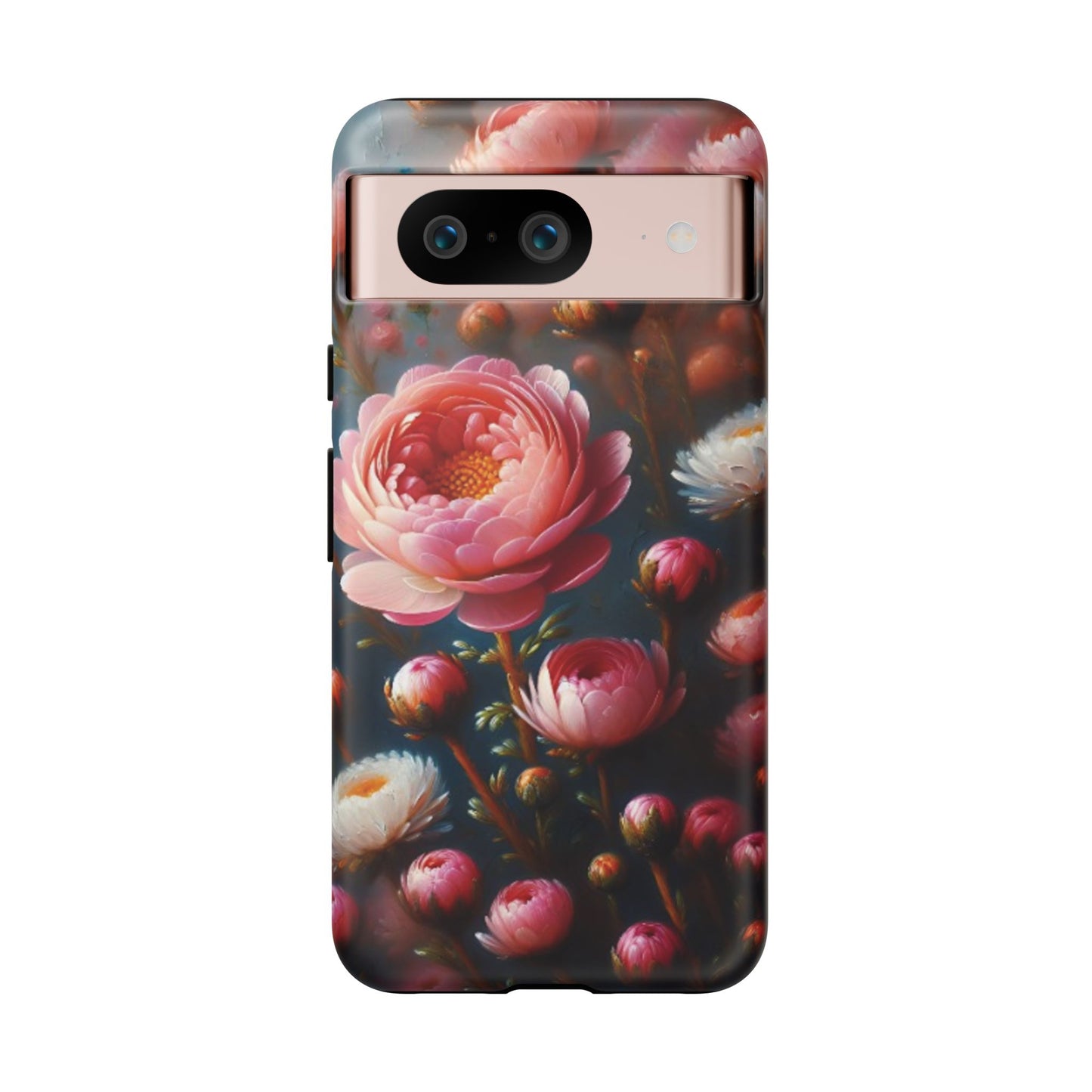 Pixel Me Floral Tough Phone Case - Elegant Protective Design for Flower Lovers