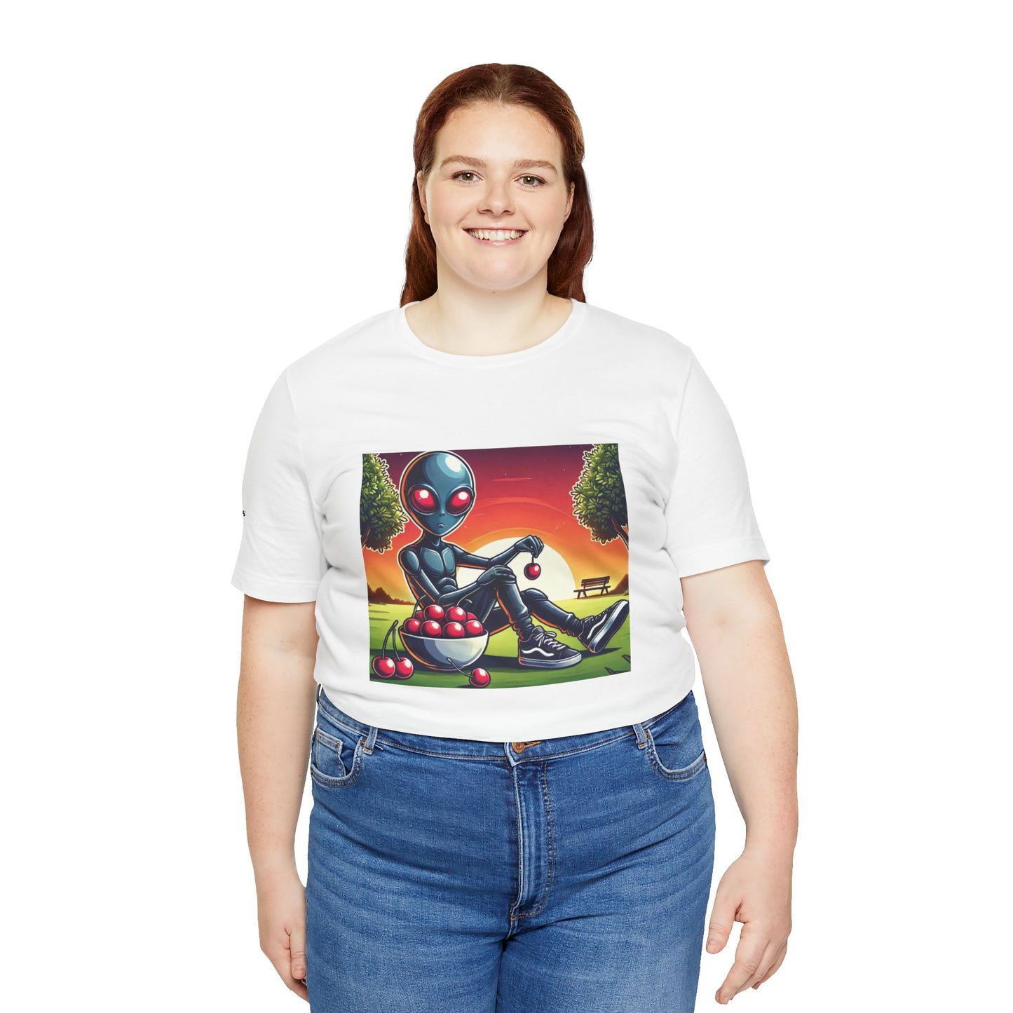 Chill Alien Graphic Tee- Perfect for Summer Outings