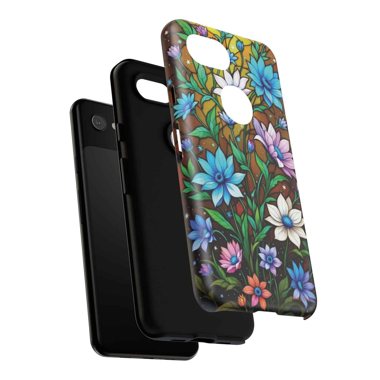 Pixel Me Floral Tough Case - Stylish and Durable Phone Protection