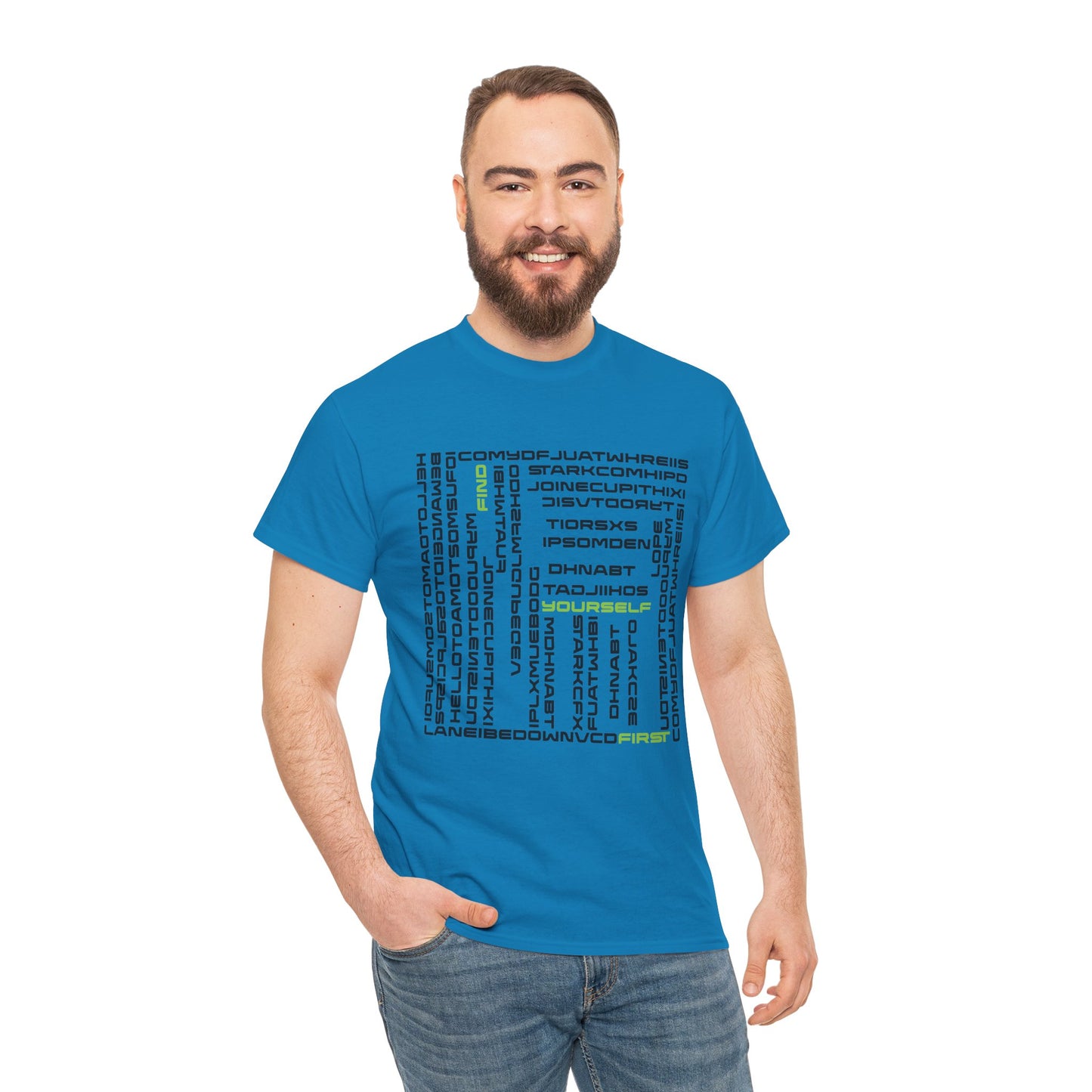 Find Yourself First Unisex Heavy Cotton Tee