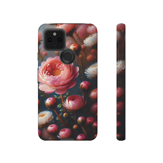 Pixel Me Floral Tough Phone Case - Elegant Protective Design for Flower Lovers