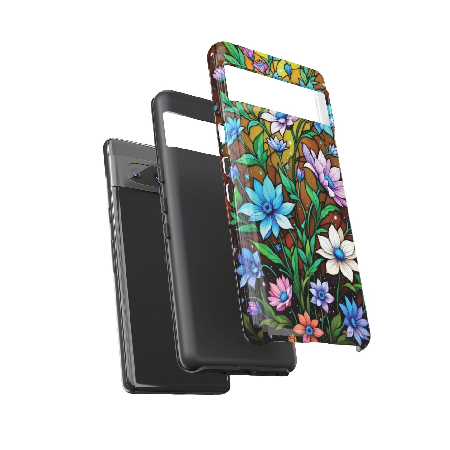 Pixel Me Floral Tough Case - Stylish and Durable Phone Protection