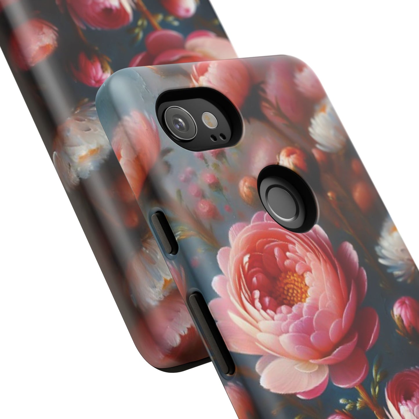 Pixel Me Floral Tough Phone Case - Elegant Protective Design for Flower Lovers