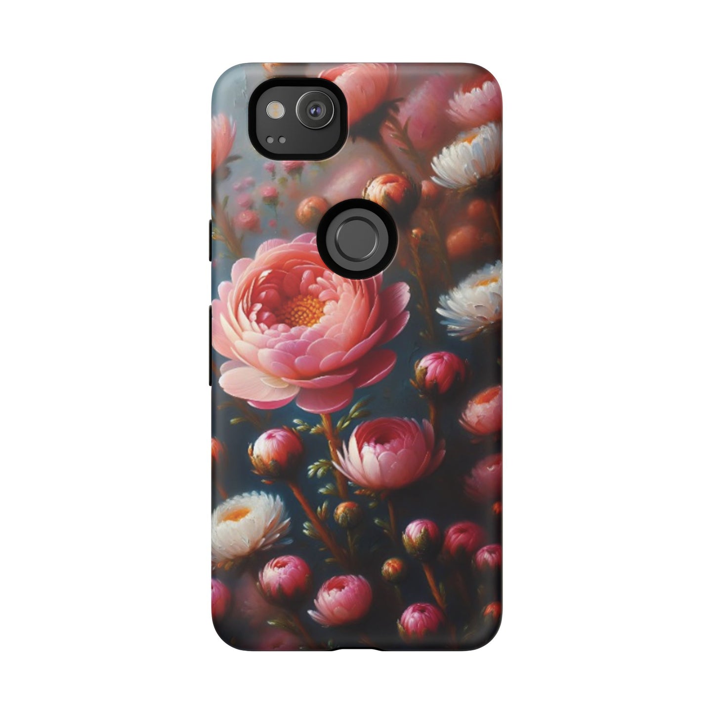 Pixel Me Floral Tough Phone Case - Elegant Protective Design for Flower Lovers