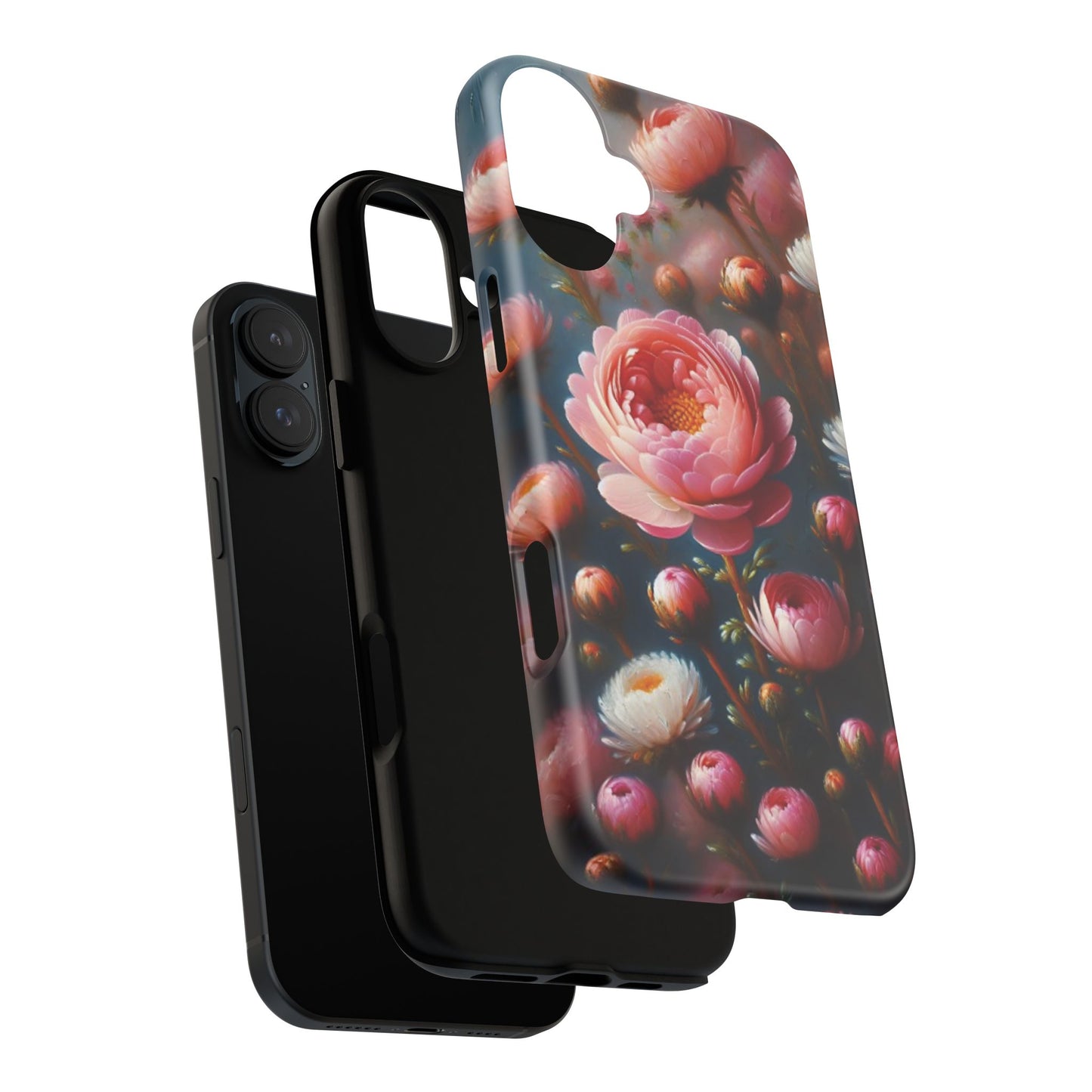 iPhone Lovers Floral Camera Phone Case - Tough & stylish protection case