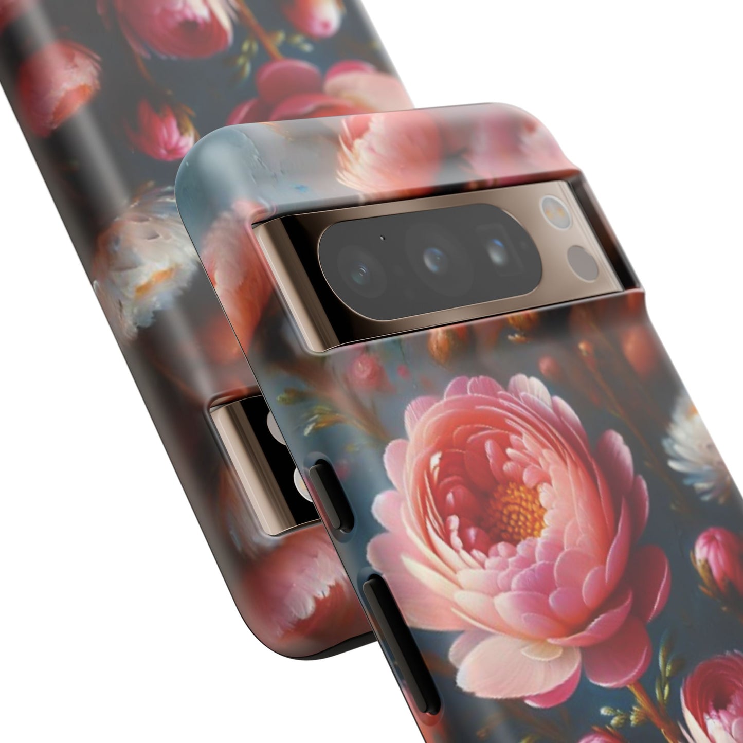 Pixel Me Floral Tough Phone Case - Elegant Protective Design for Flower Lovers