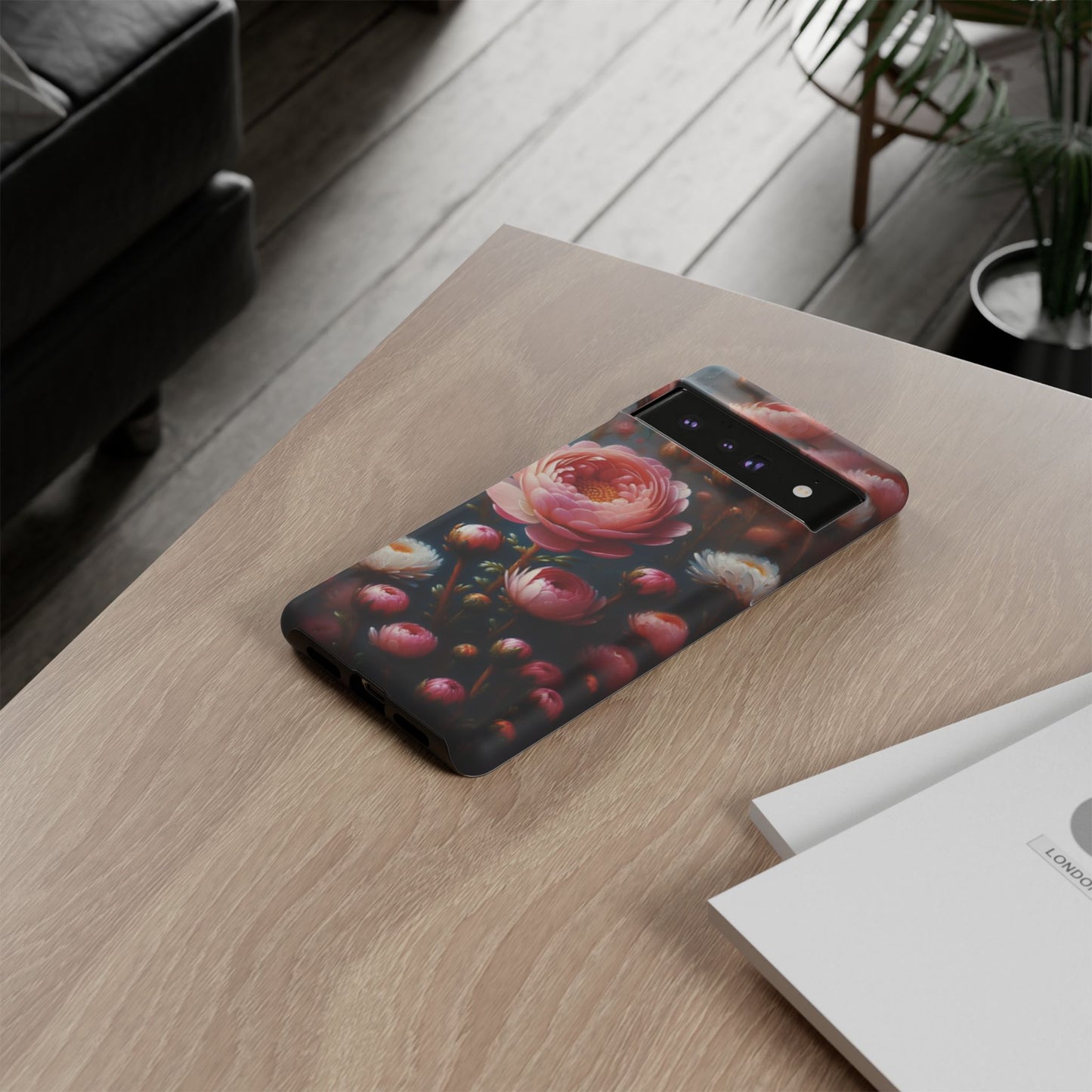 Pixel Me Floral Tough Phone Case - Elegant Protective Design for Flower Lovers