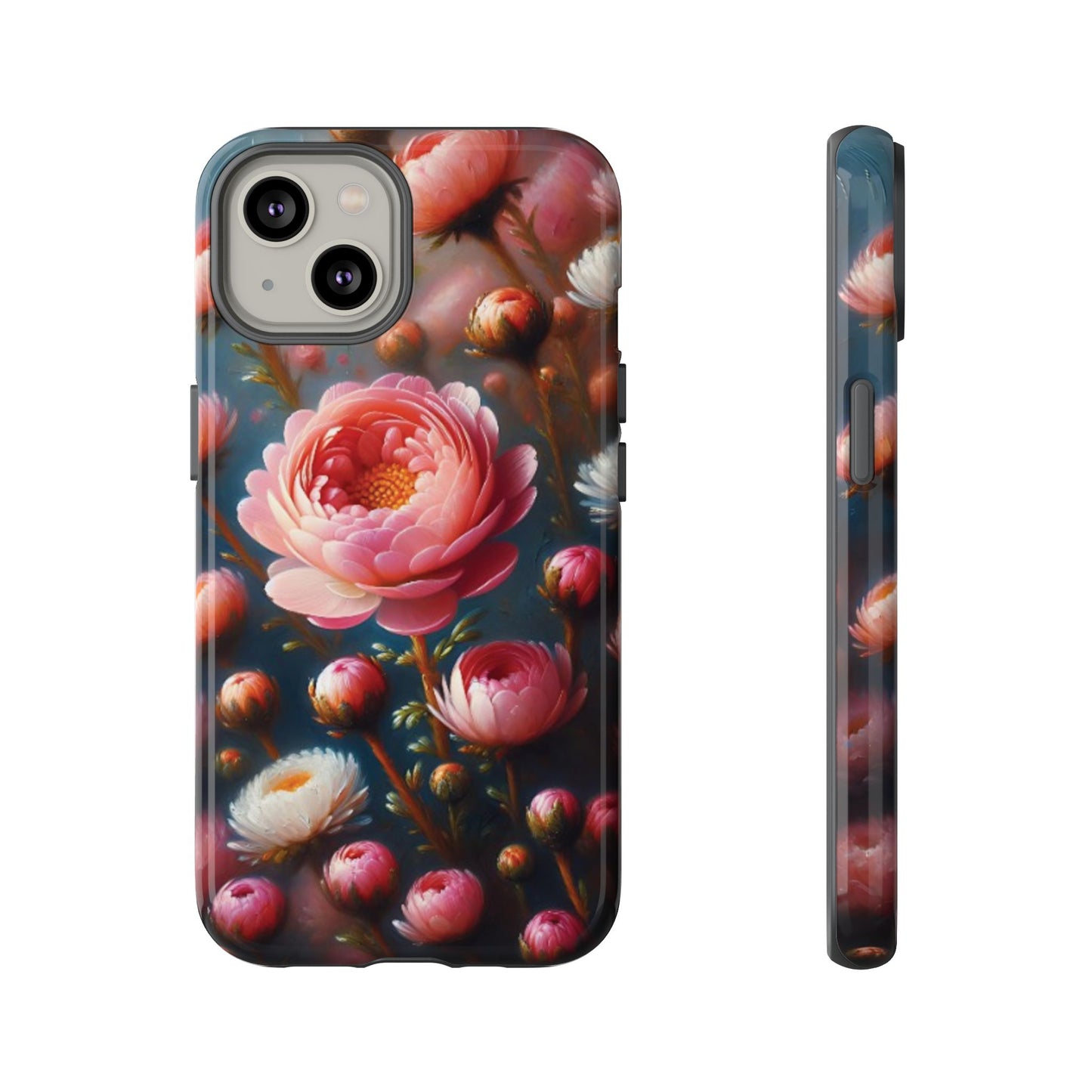 iPhone Lovers Floral Camera Phone Case - Tough & stylish protection case