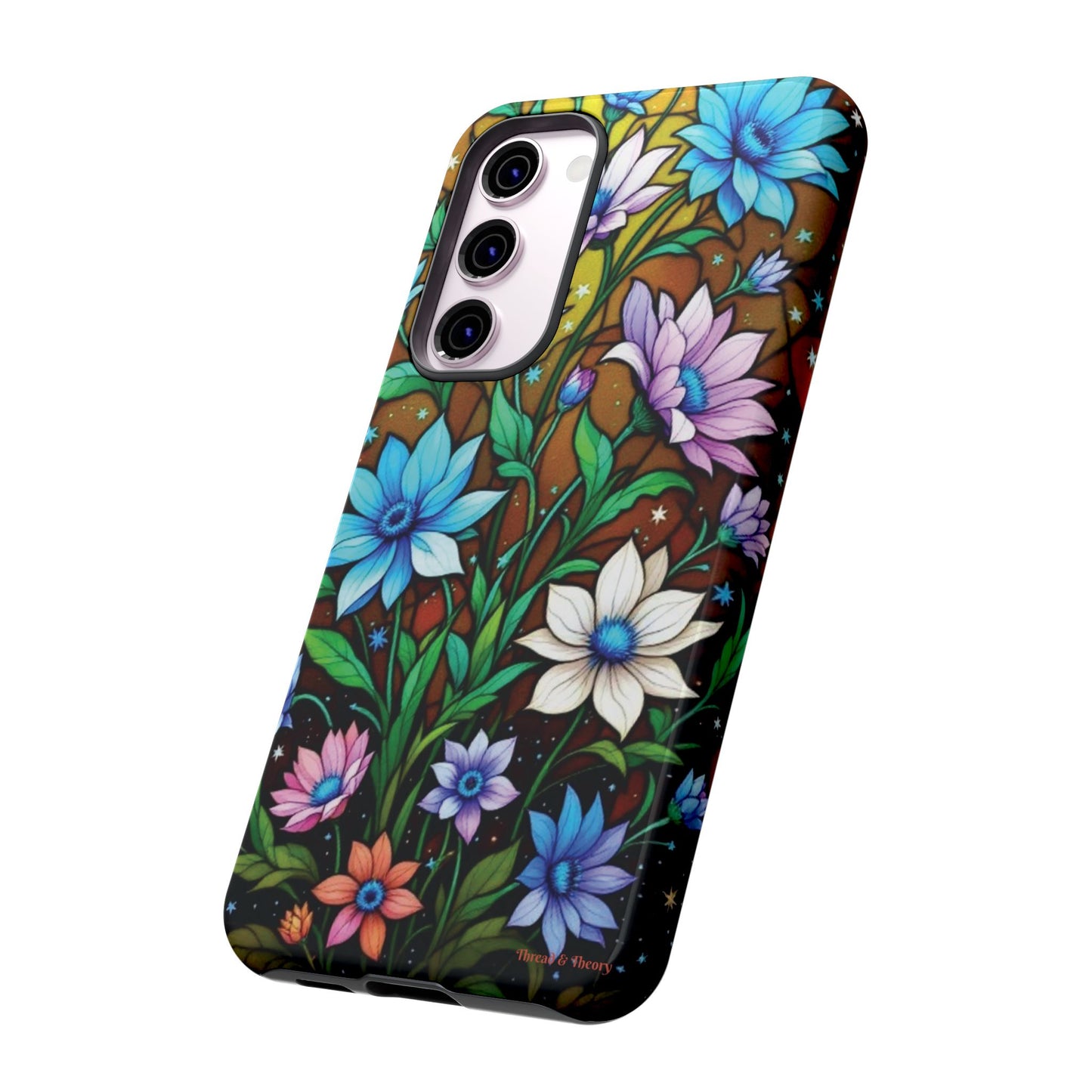 All things Samsung Floral Pattern Phone Case - Tough Cases with Vibrant Flowers