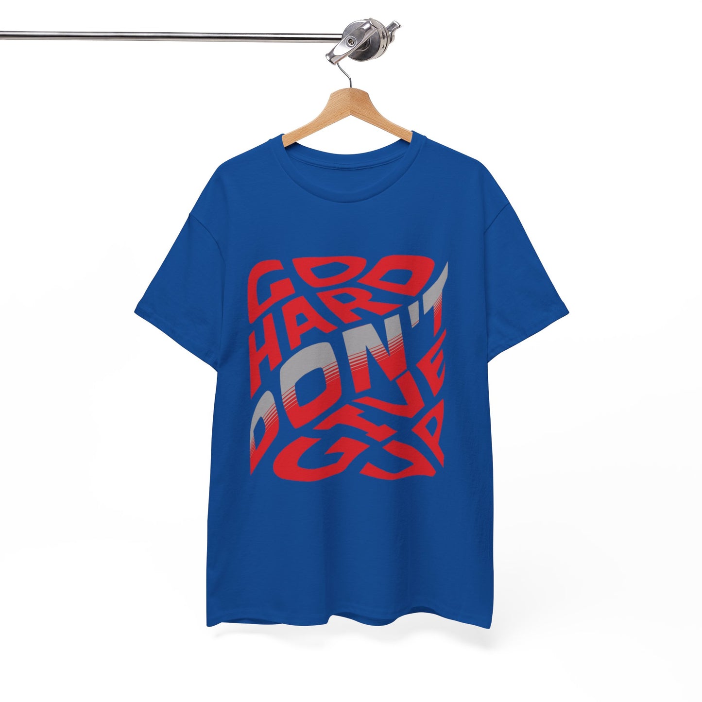 Go Hard Don't Give Up Unisex Heavy Cotton Tee