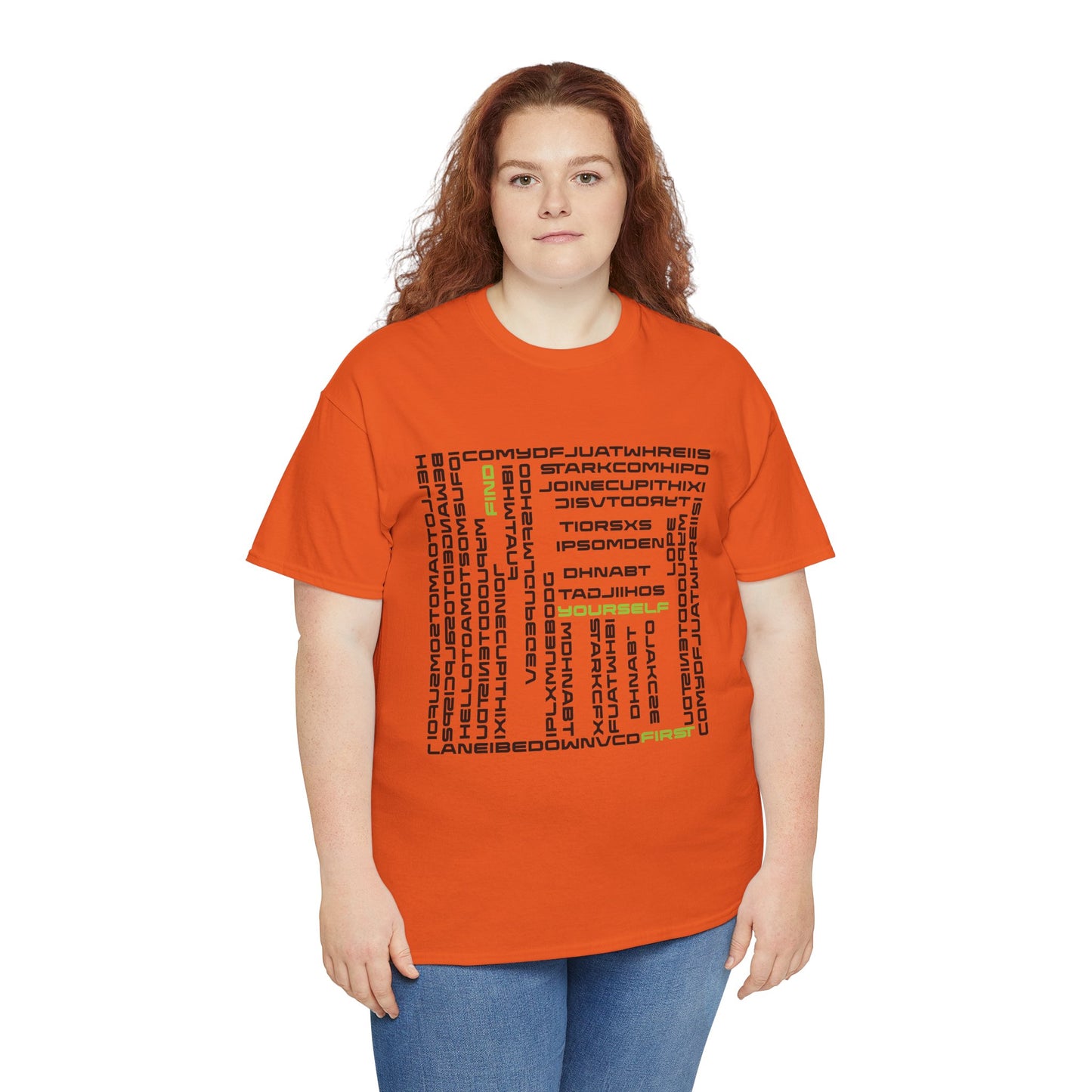 Find Yourself First Unisex Heavy Cotton Tee