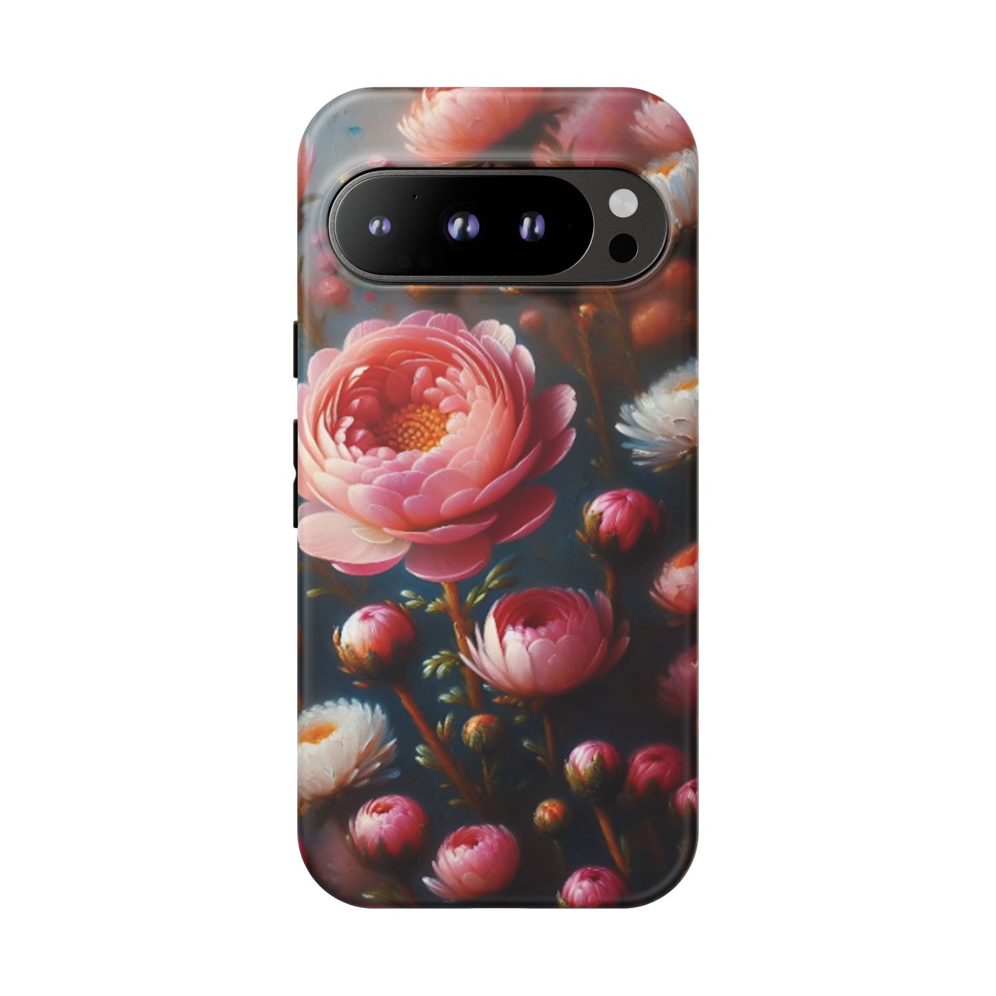 Pixel Me Floral Tough Phone Case - Elegant Protective Design for Flower Lovers