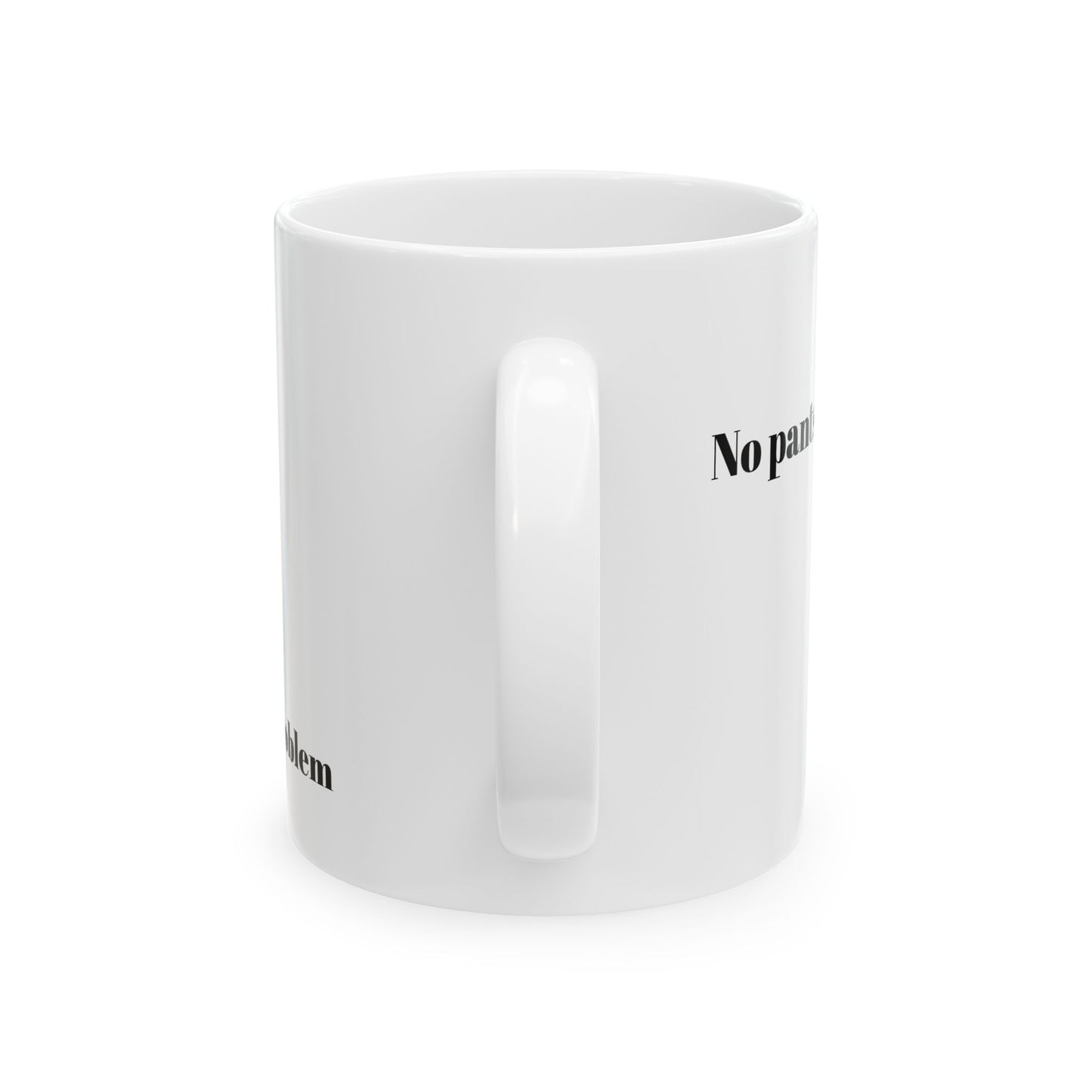 Funny No Pants Ceramic Mug - Comfy Coffee Cup for Home Relaxation