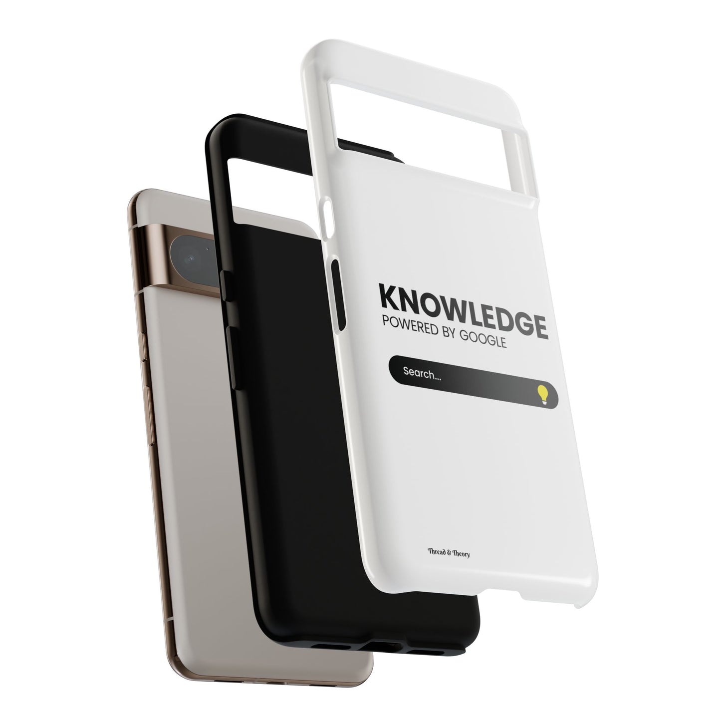 Pixel Me Knowledge Powered by Google Phone Case