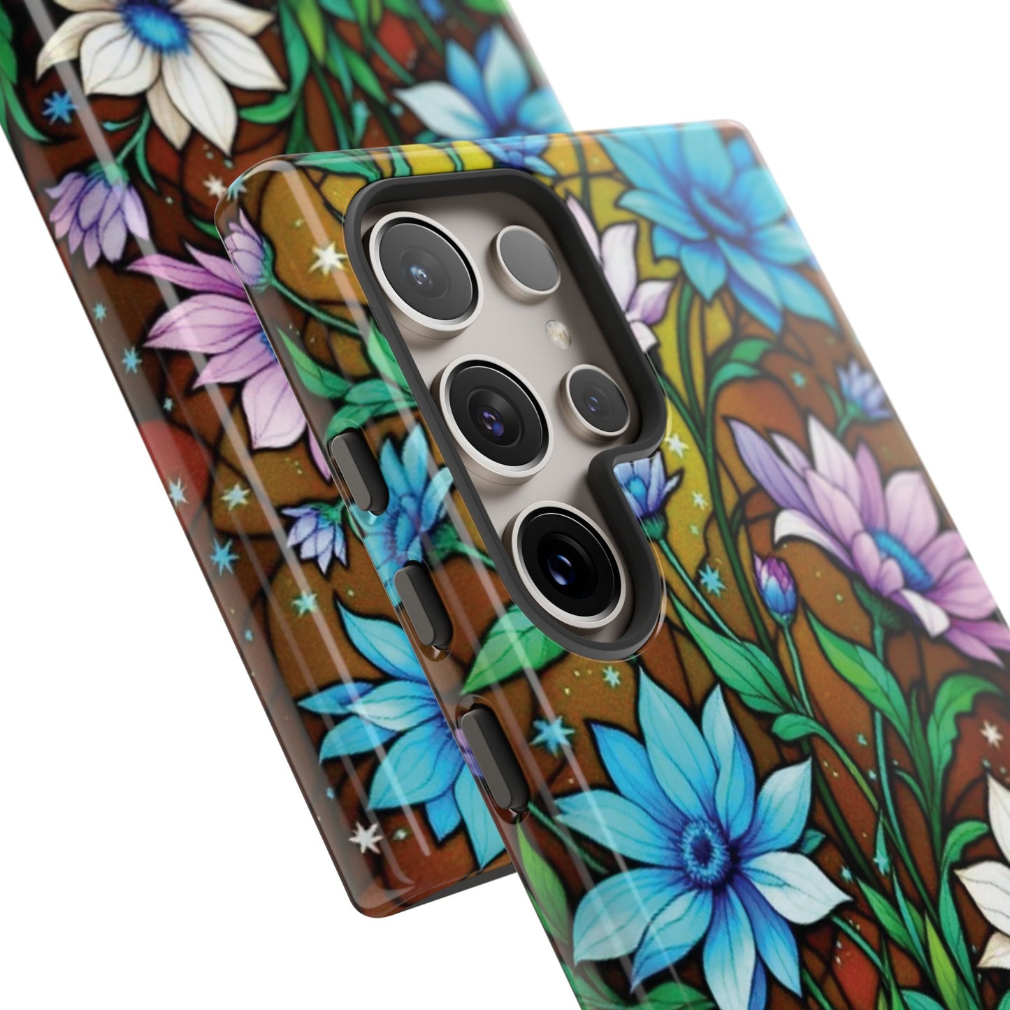 All things Samsung Floral Pattern Phone Case - Tough Cases with Vibrant Flowers