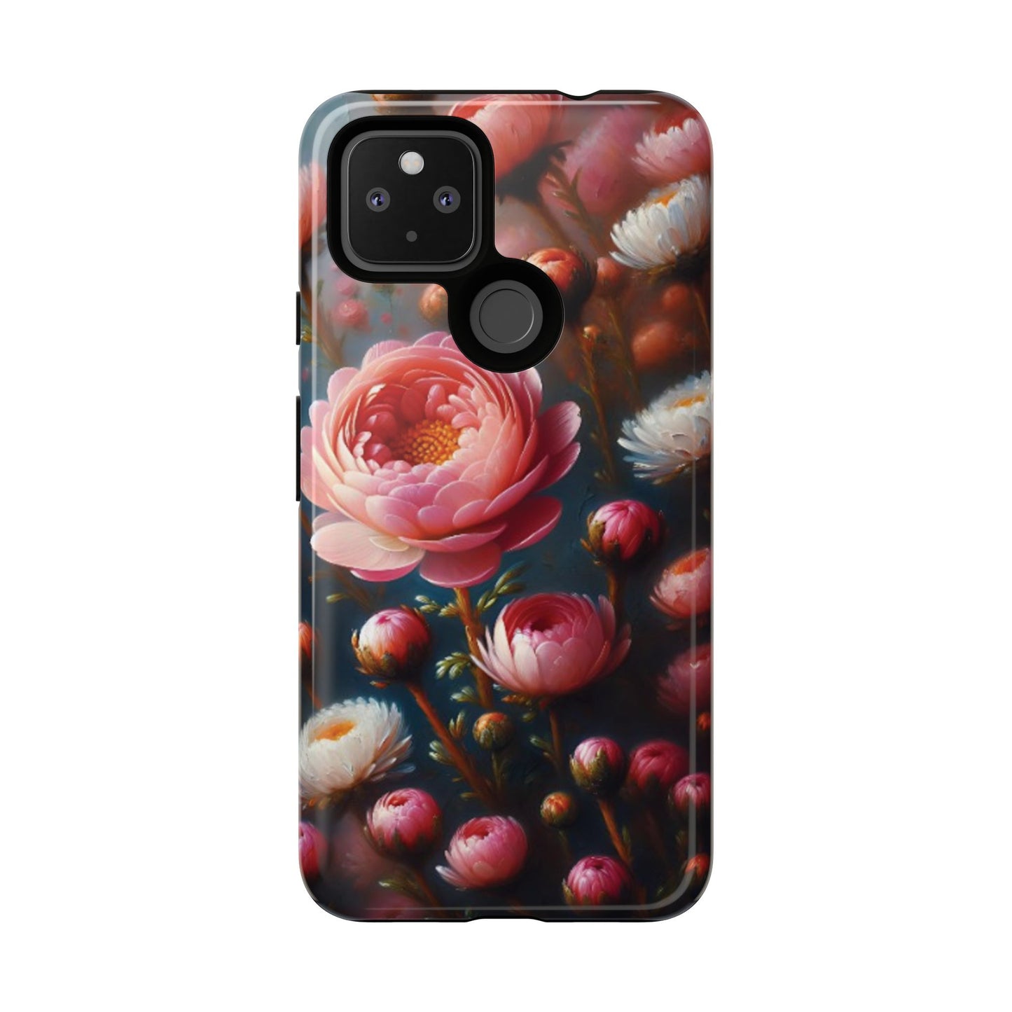 Pixel Me Floral Tough Phone Case - Elegant Protective Design for Flower Lovers