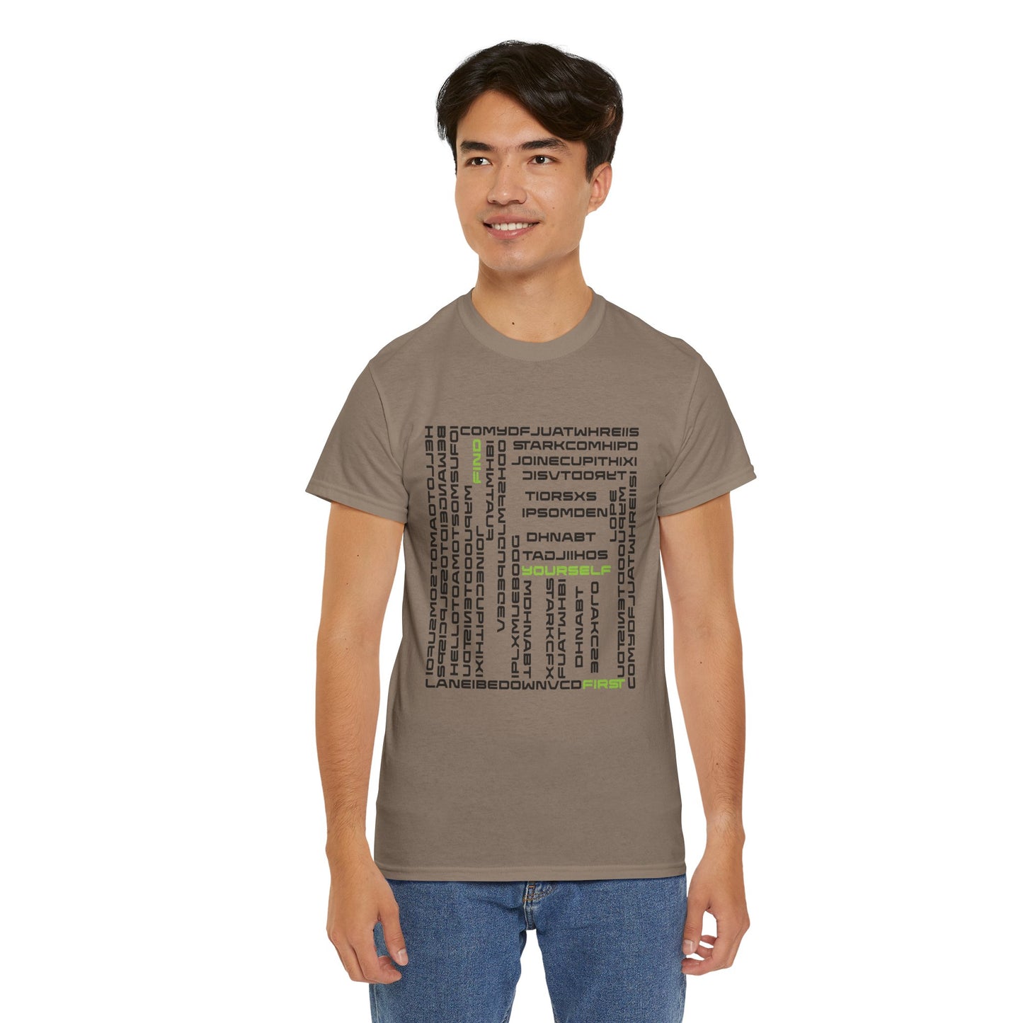 Find Yourself First Unisex Heavy Cotton Tee