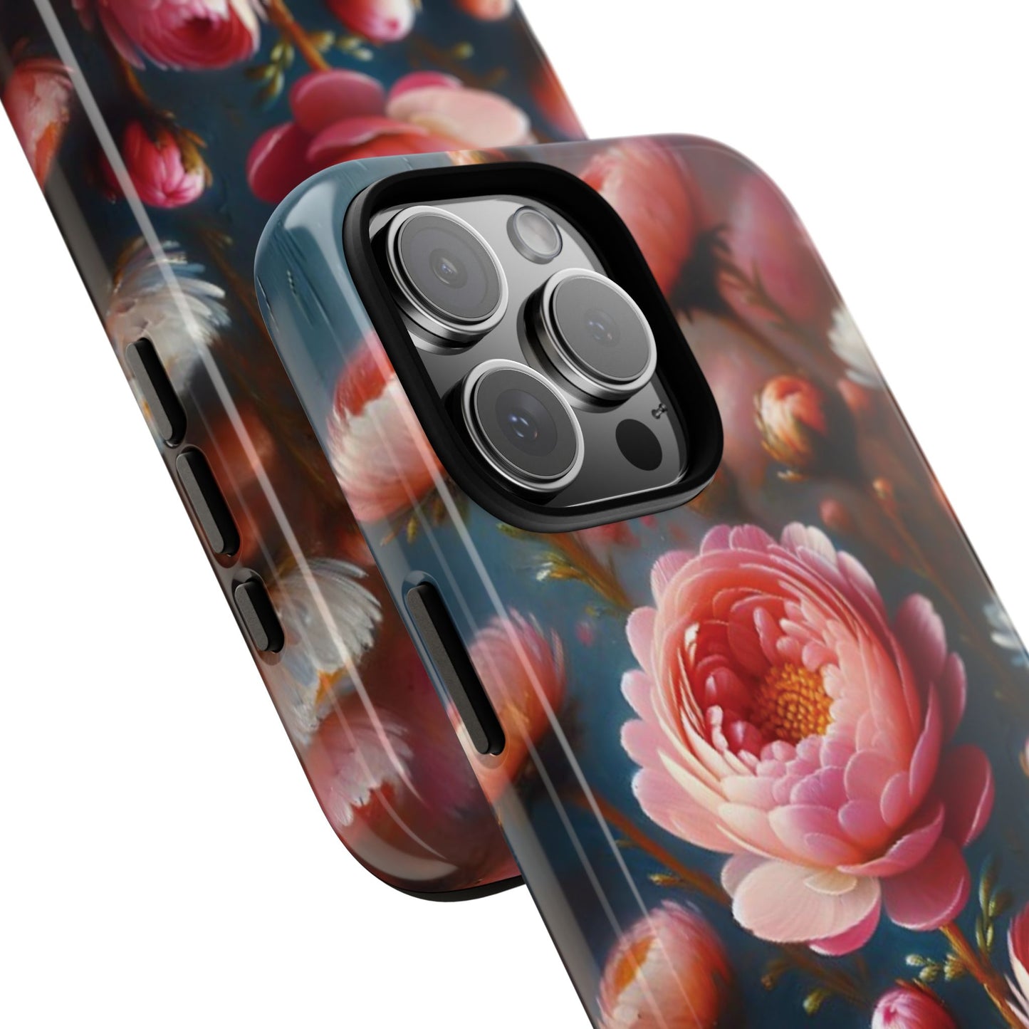 iPhone Lovers Floral Camera Phone Case - Tough & stylish protection case
