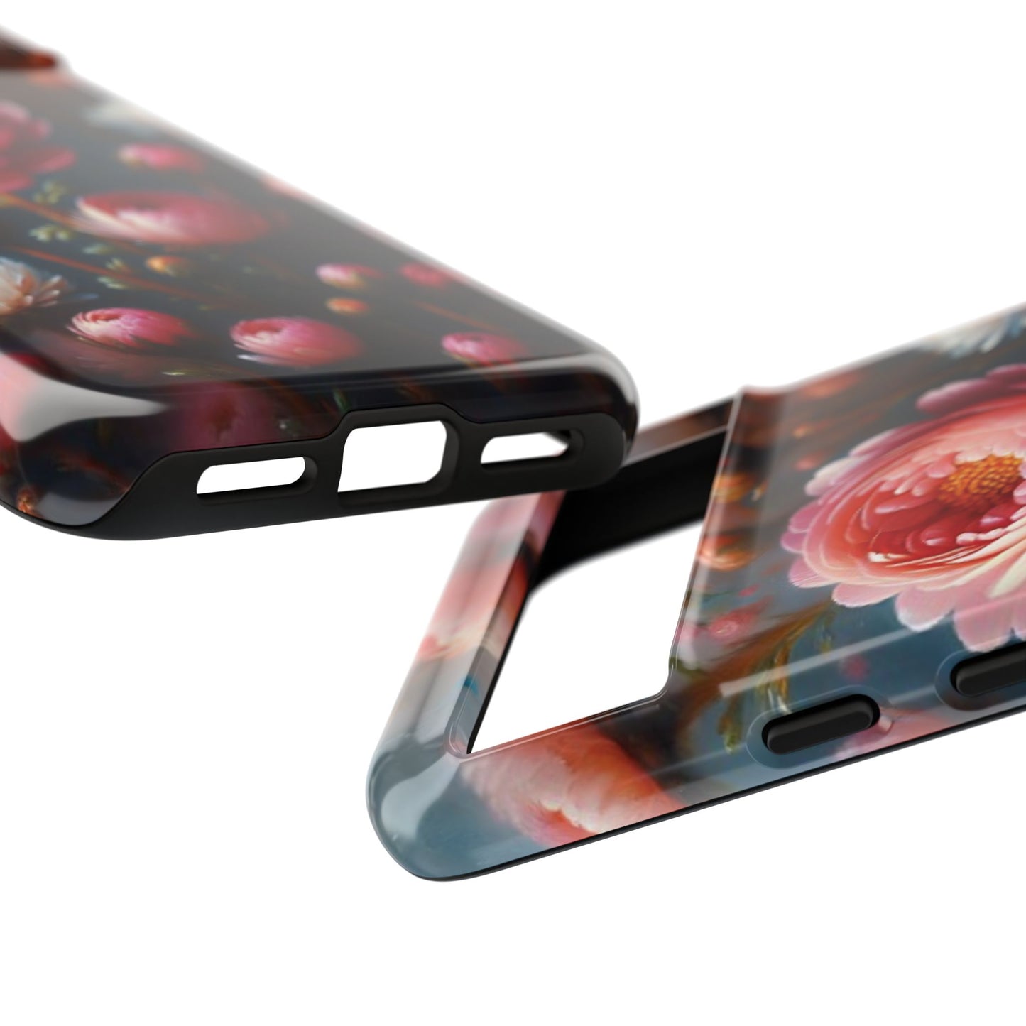 Pixel Me Floral Tough Phone Case - Elegant Protective Design for Flower Lovers