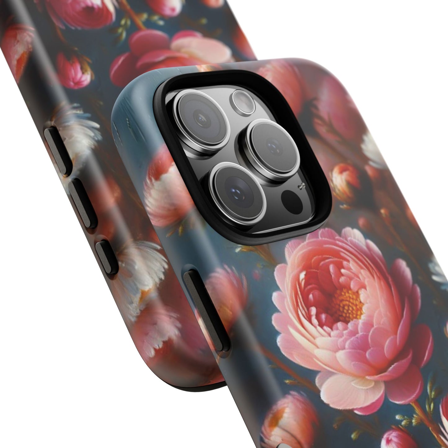 iPhone Lovers Floral Camera Phone Case - Tough & stylish protection case