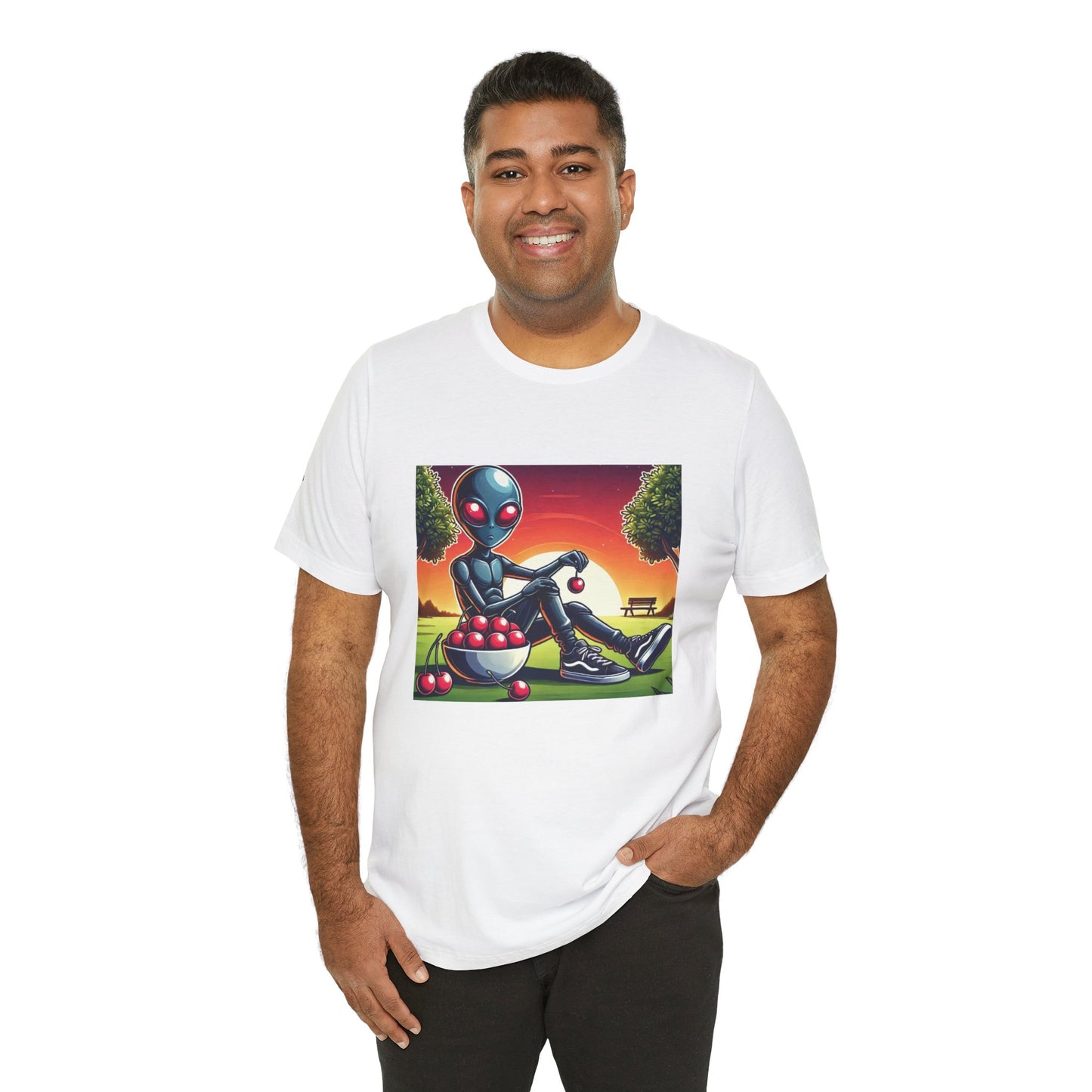 Chill Alien Graphic Tee- Perfect for Summer Outings