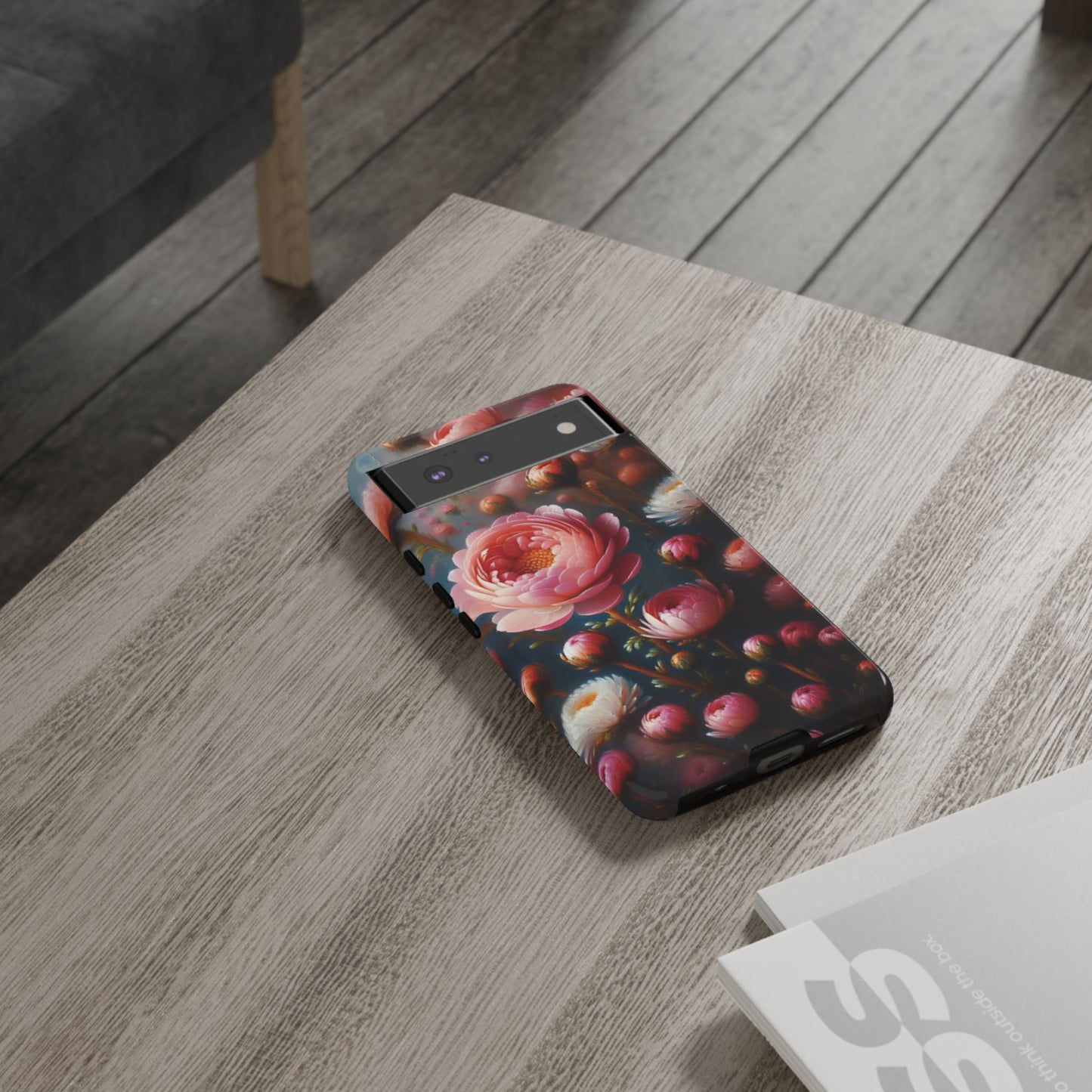 Pixel Me Floral Tough Phone Case - Elegant Protective Design for Flower Lovers
