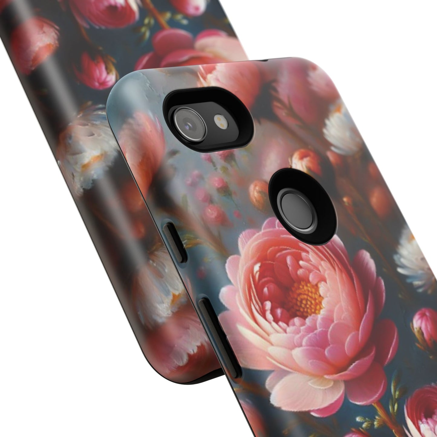 Pixel Me Floral Tough Phone Case - Elegant Protective Design for Flower Lovers