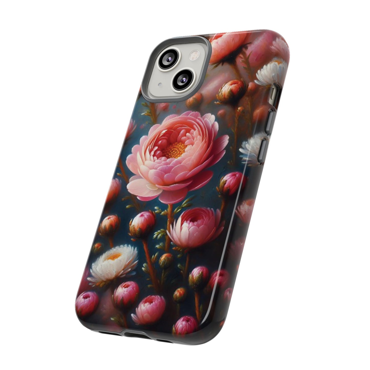 iPhone Lovers Floral Camera Phone Case - Tough & stylish protection case