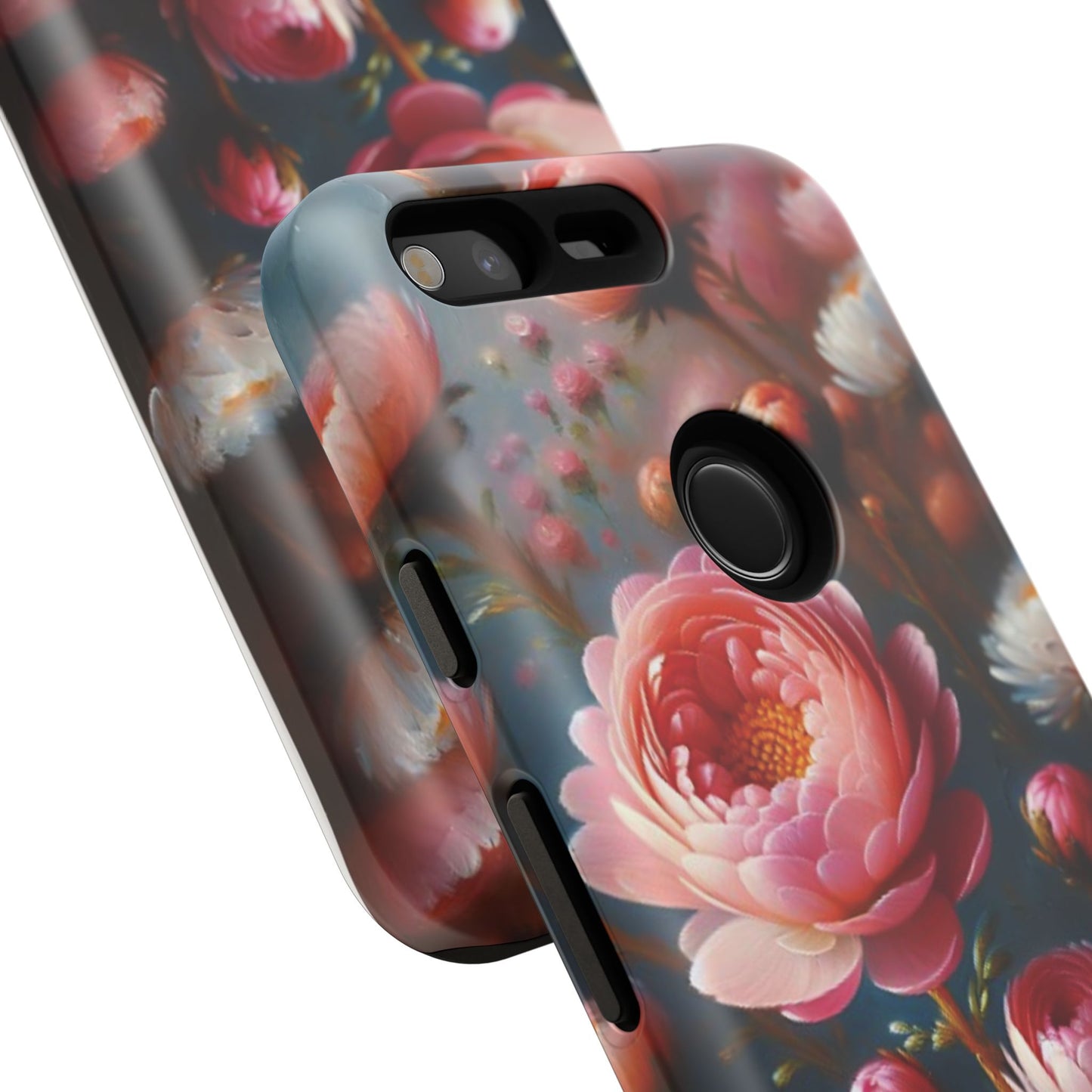 Pixel Me Floral Tough Phone Case - Elegant Protective Design for Flower Lovers