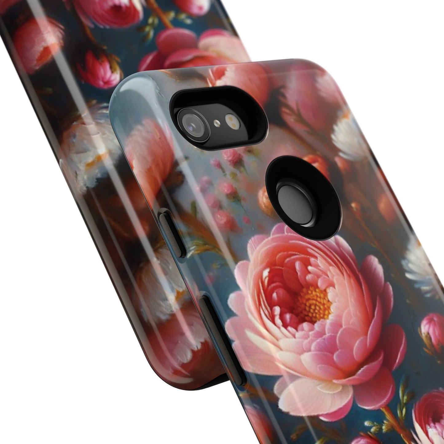Pixel Me Floral Tough Phone Case - Elegant Protective Design for Flower Lovers