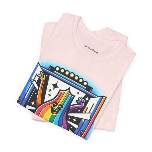 Loud and Proud-Pride Unisex Short Sleeve Tee - "No Closet Can Contain Me"