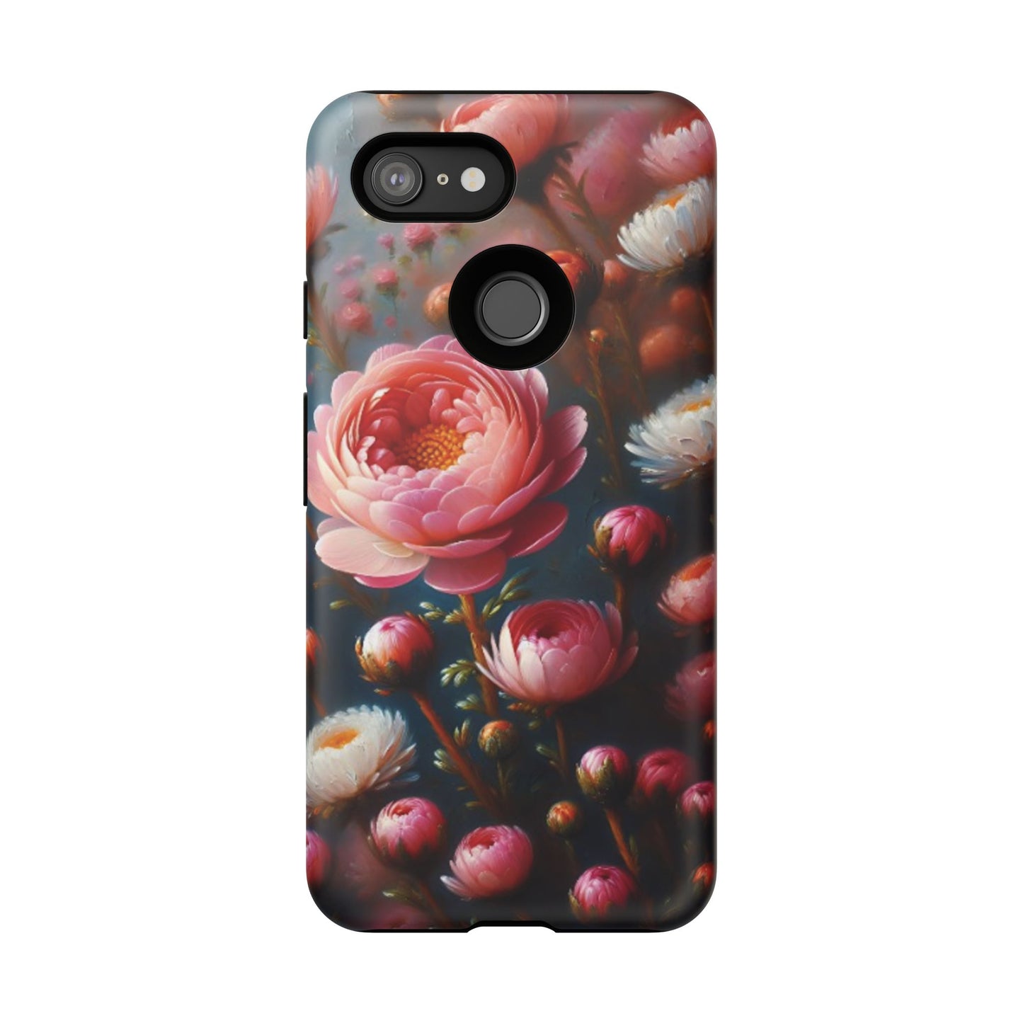 Pixel Me Floral Tough Phone Case - Elegant Protective Design for Flower Lovers