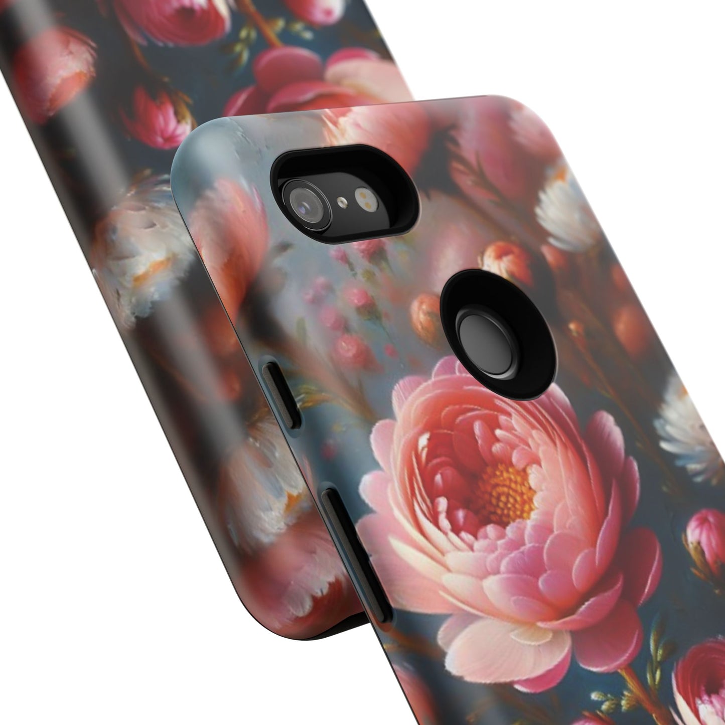 Pixel Me Floral Tough Phone Case - Elegant Protective Design for Flower Lovers