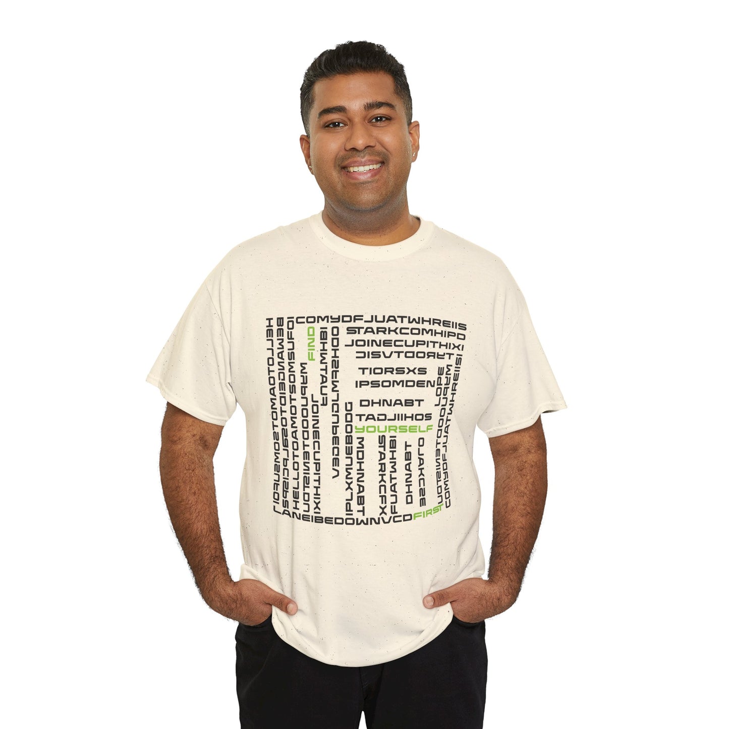 Find Yourself First Unisex Heavy Cotton Tee