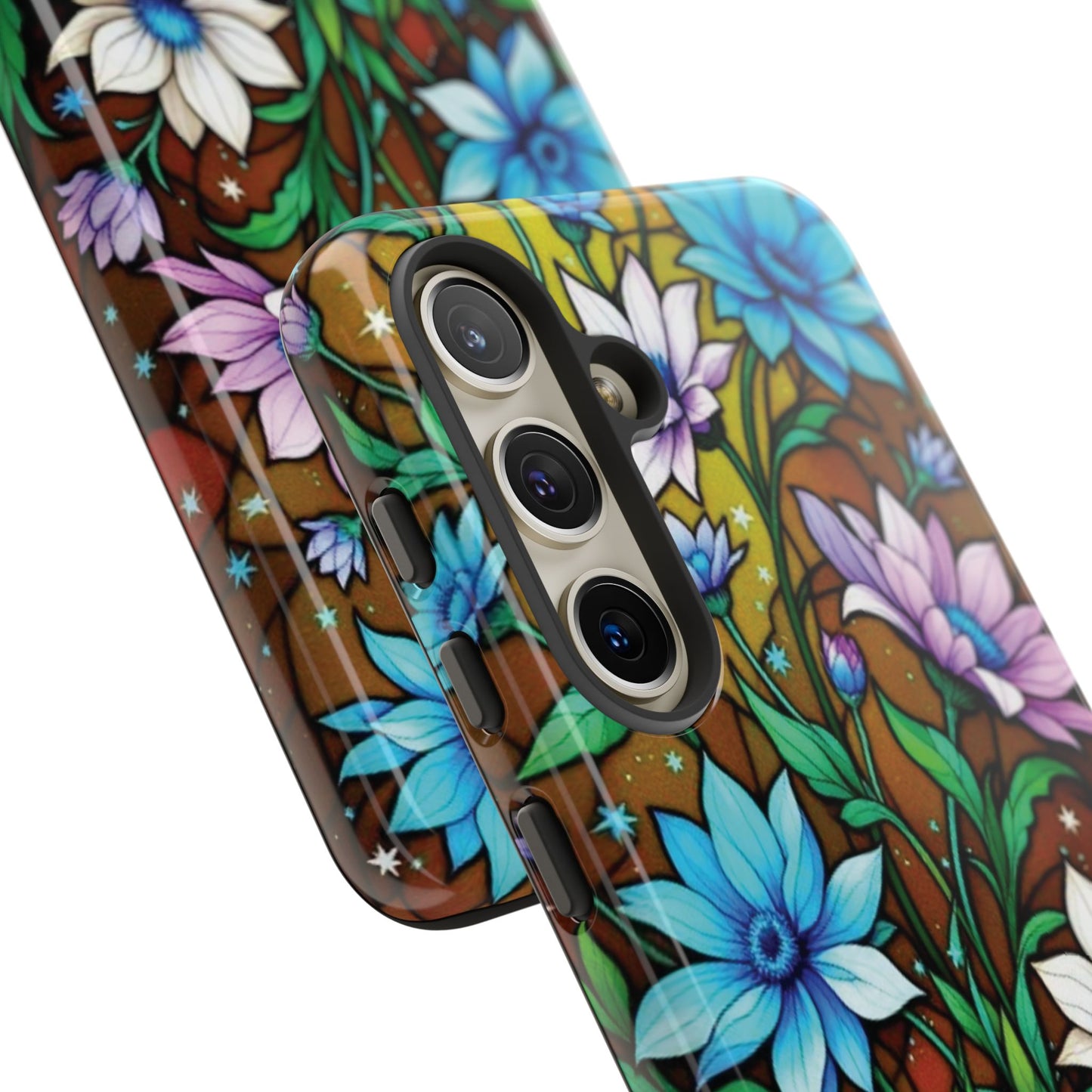 All things Samsung Floral Pattern Phone Case - Tough Cases with Vibrant Flowers