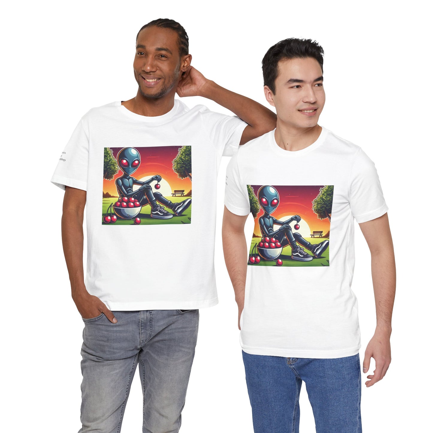 Chill Alien Graphic Tee- Perfect for Summer Outings