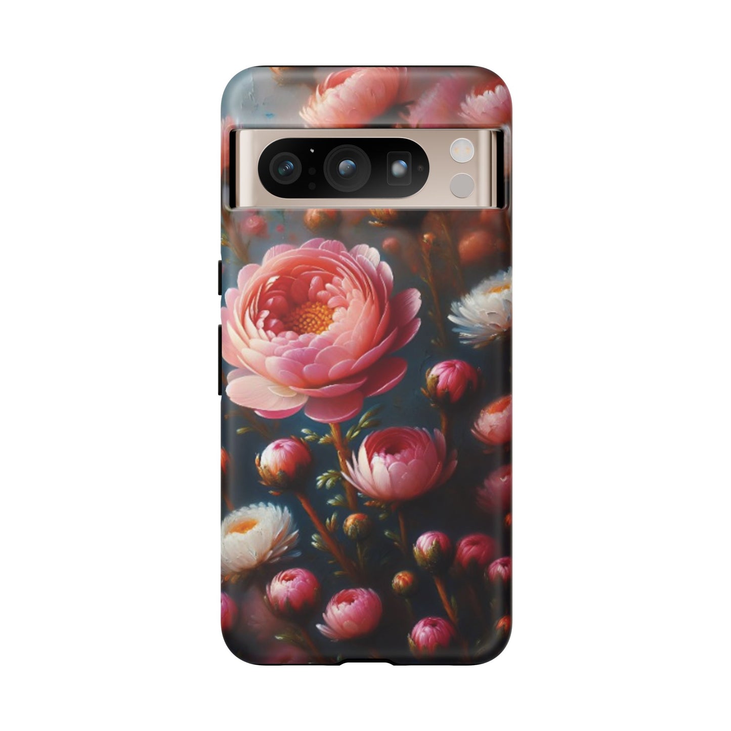 Pixel Me Floral Tough Phone Case - Elegant Protective Design for Flower Lovers