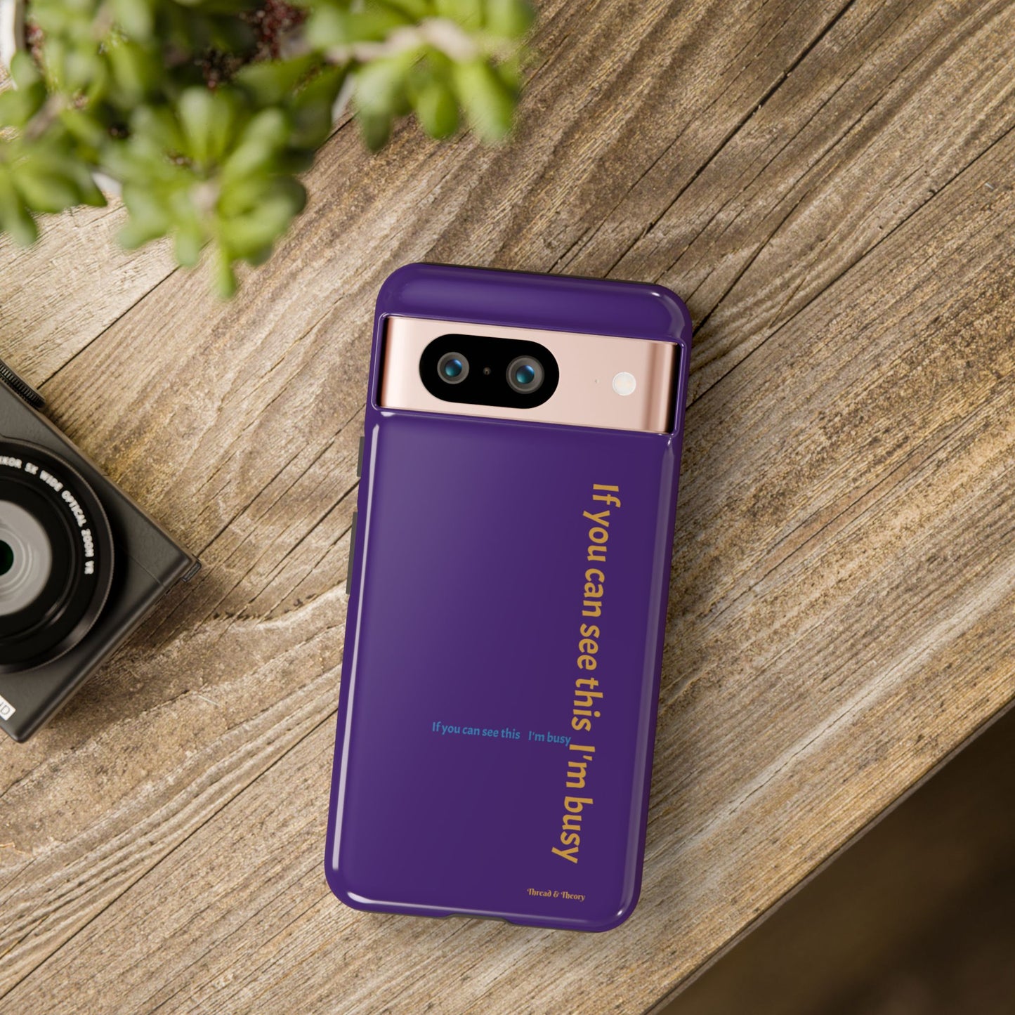 Pixel Me If You Can See This, I'm Busy Phone Case