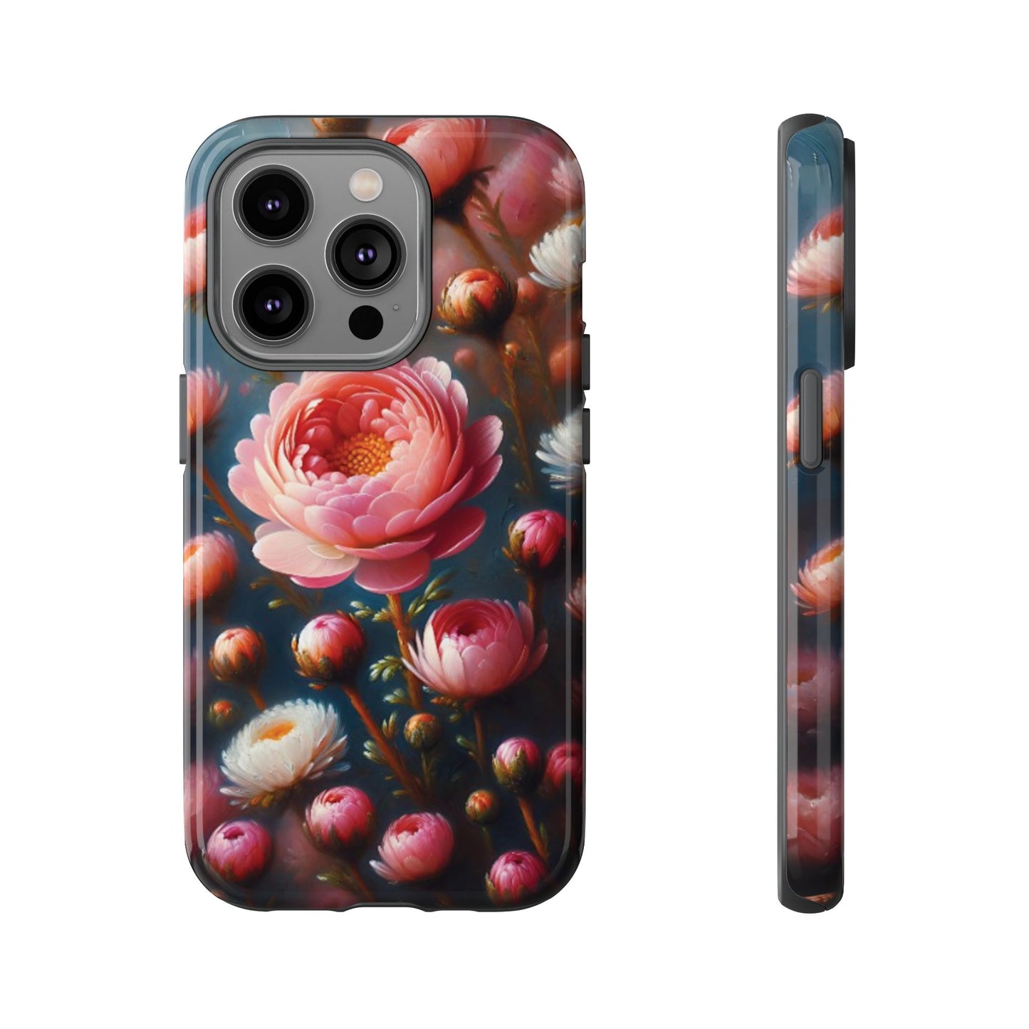 iPhone Lovers Floral Camera Phone Case - Tough & stylish protection case