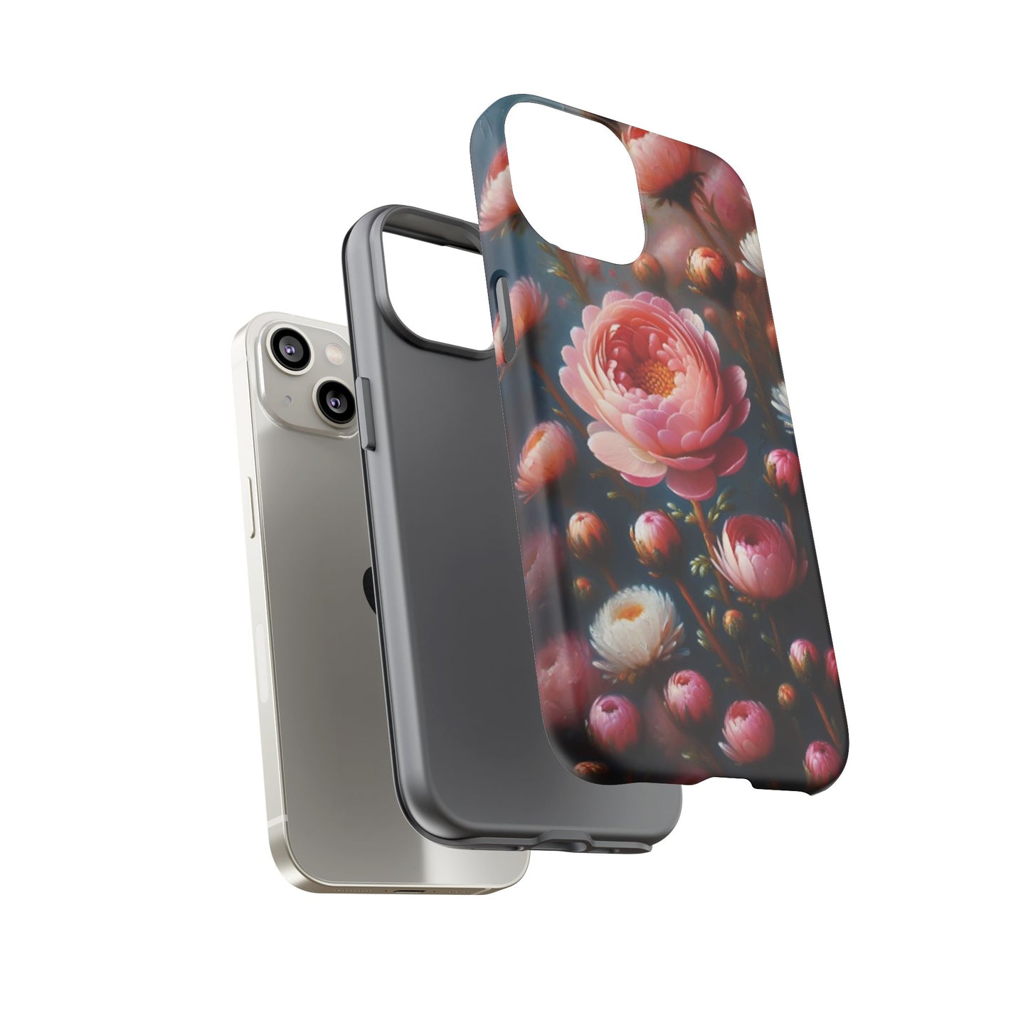 iPhone Lovers Floral Camera Phone Case - Tough & stylish protection case