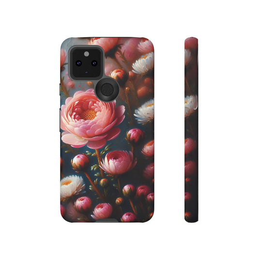 Pixel Me Floral Tough Phone Case - Elegant Protective Design for Flower Lovers