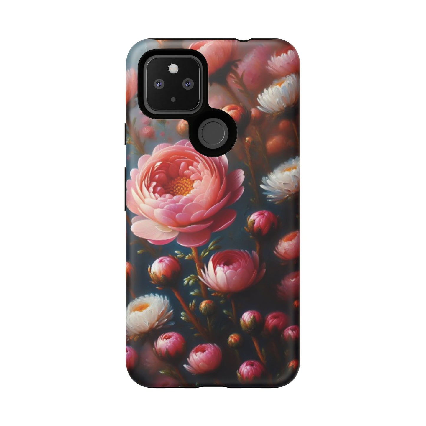 Pixel Me Floral Tough Phone Case - Elegant Protective Design for Flower Lovers