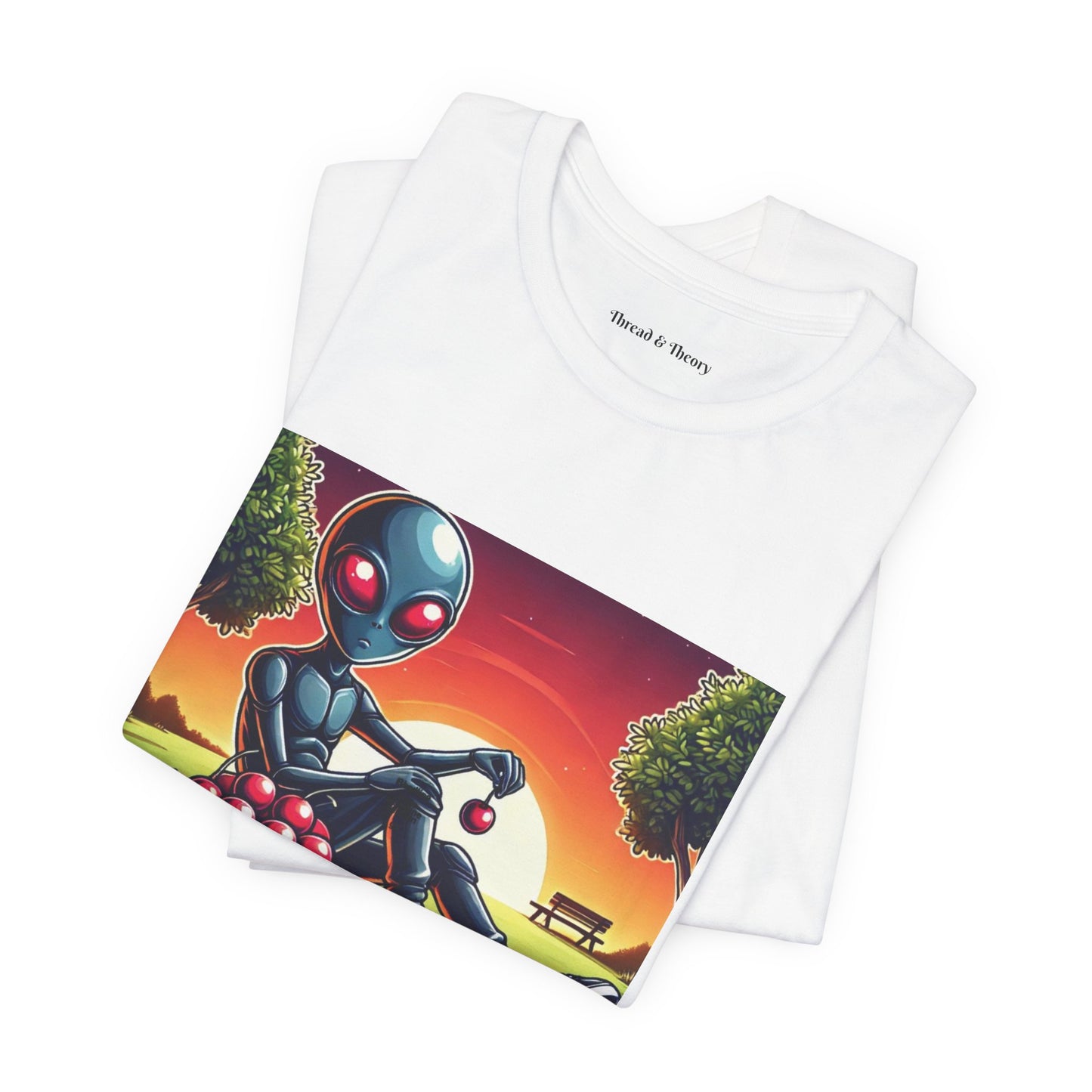 Chill Alien Graphic Tee- Perfect for Summer Outings